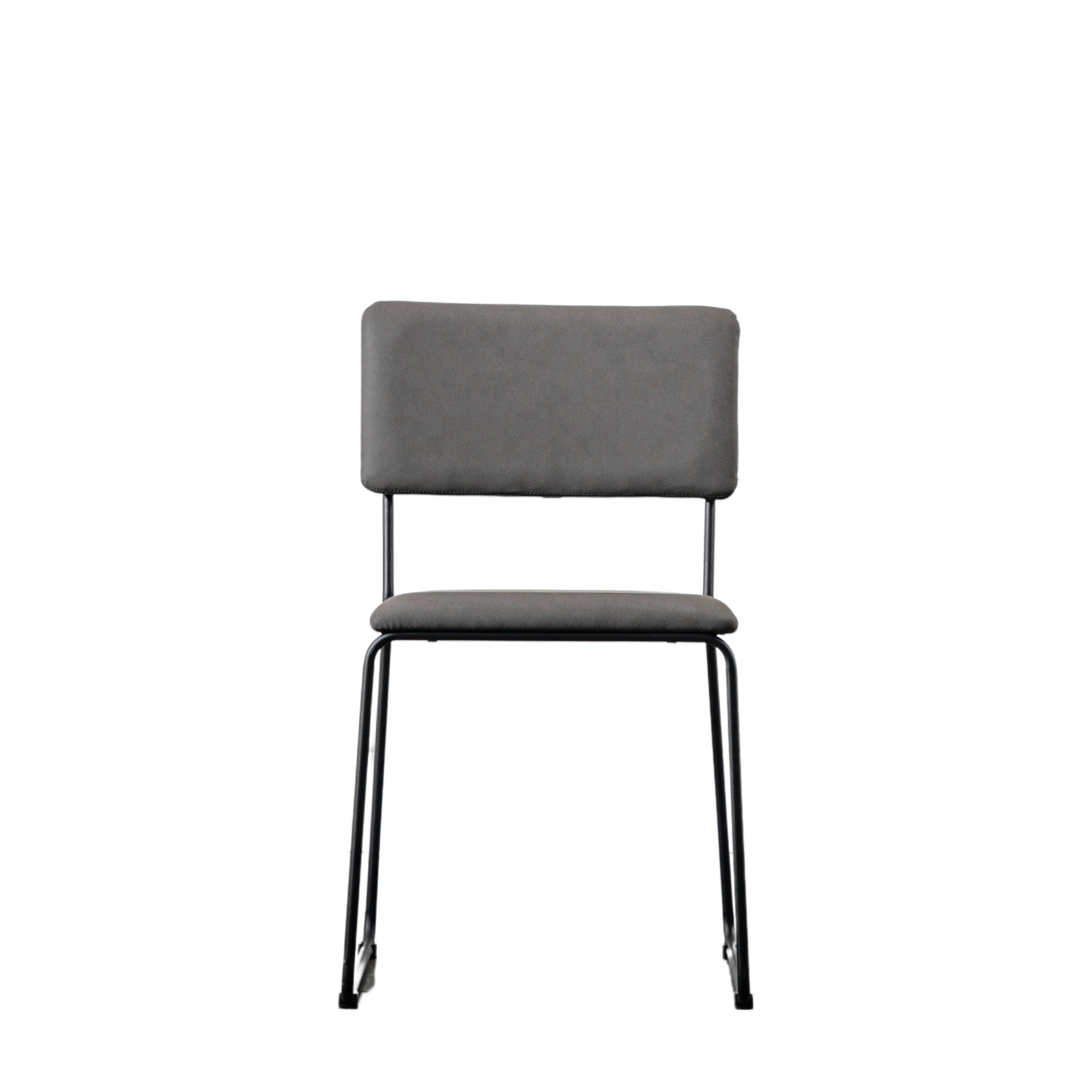 Chalkwell Dining Chair (2pk) Slate Faux Leather