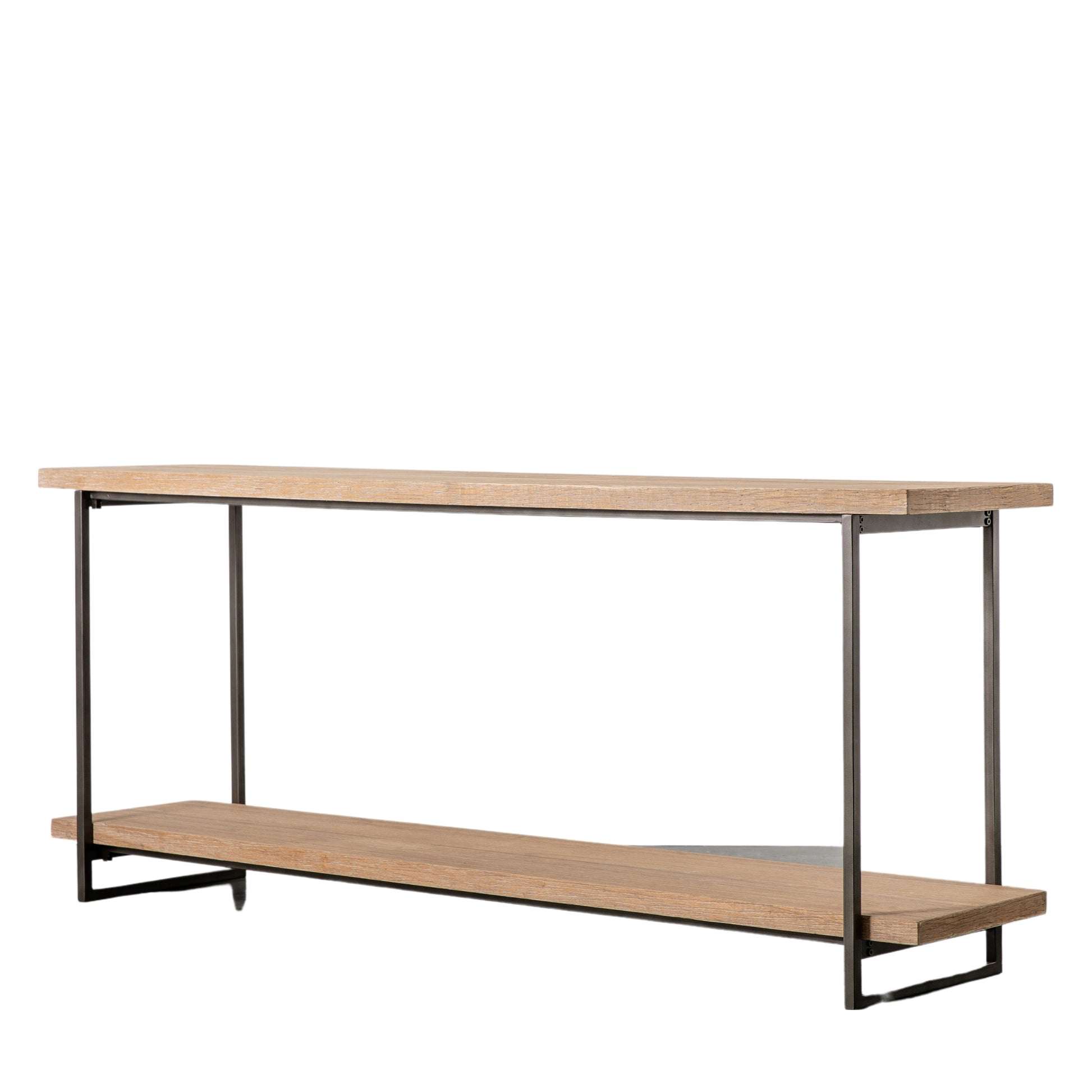 Brogdale Display Table Black / Natural