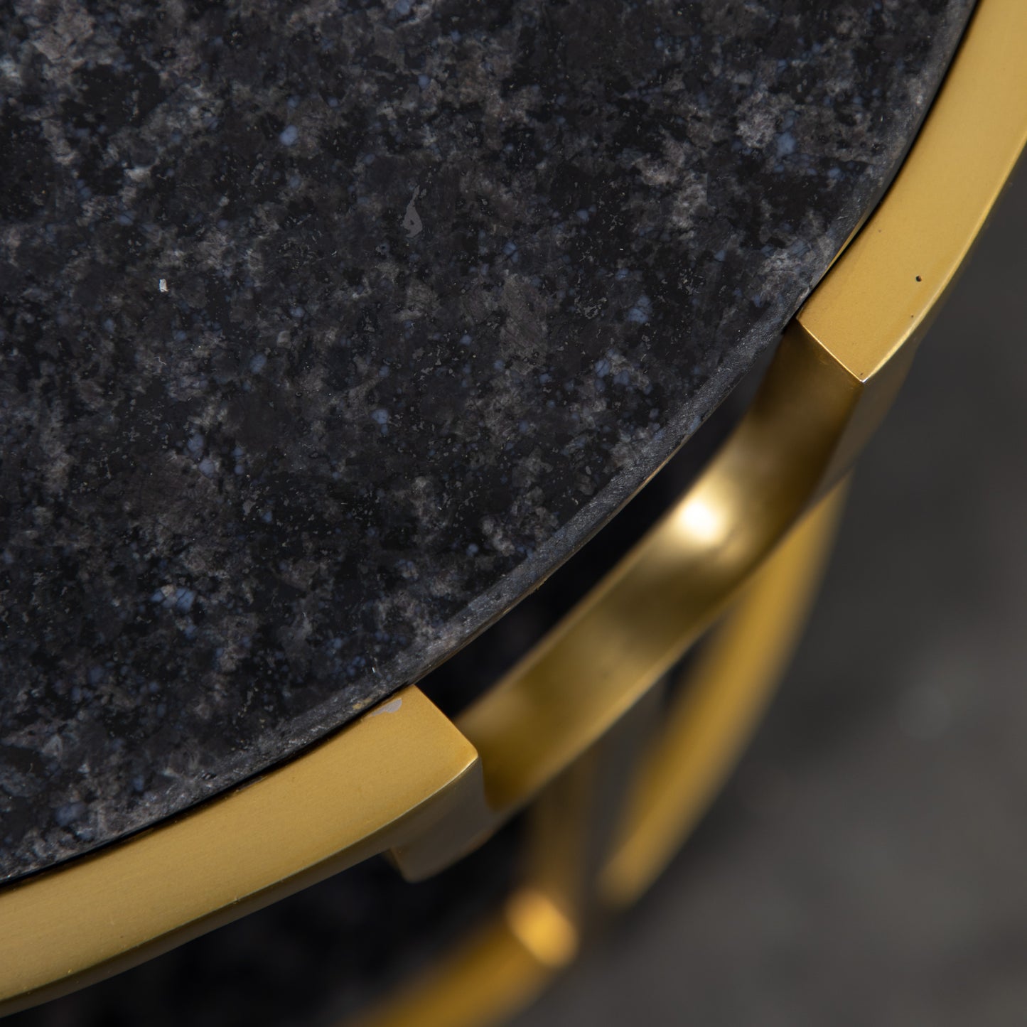 Weston Side Table Black Granite