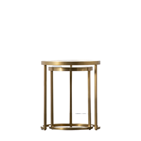 Rowe Nest of Two Tables Gold