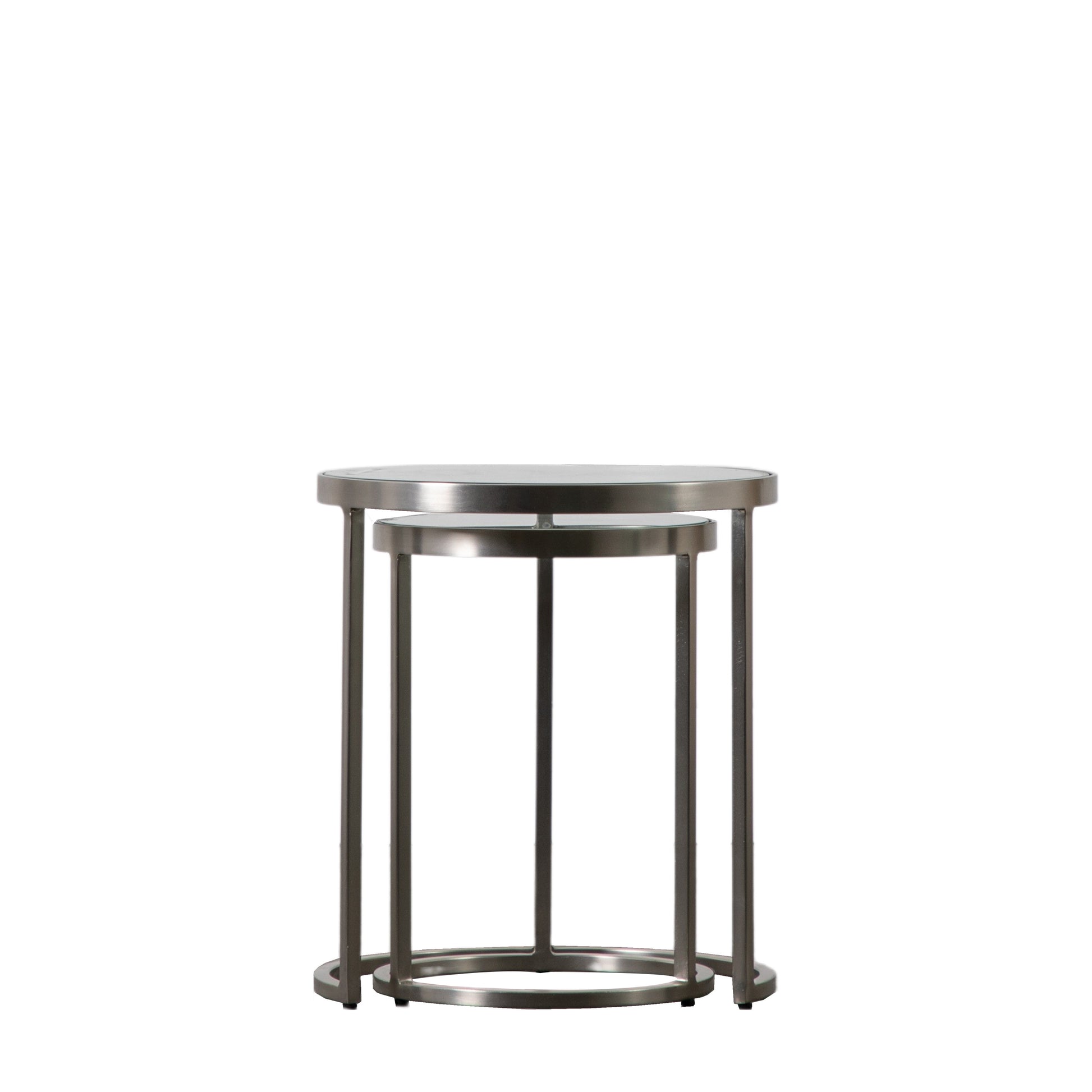 Rowe Nest of Two Tables Silver