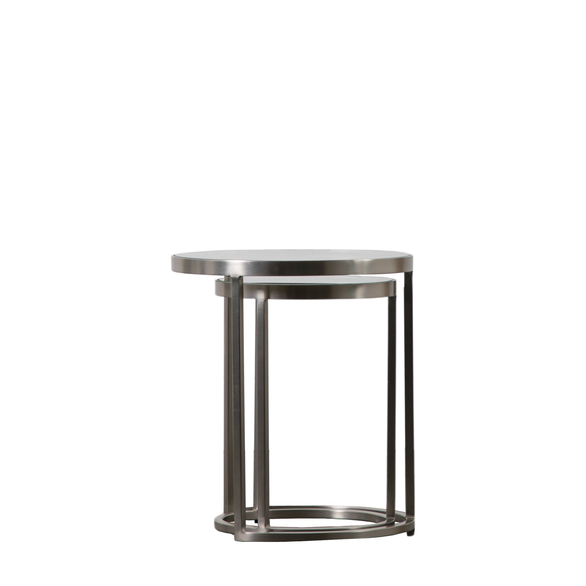 Rowe Nest of Two Tables Silver