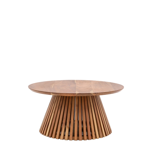 Brookland Slatted Coffee Table Natural