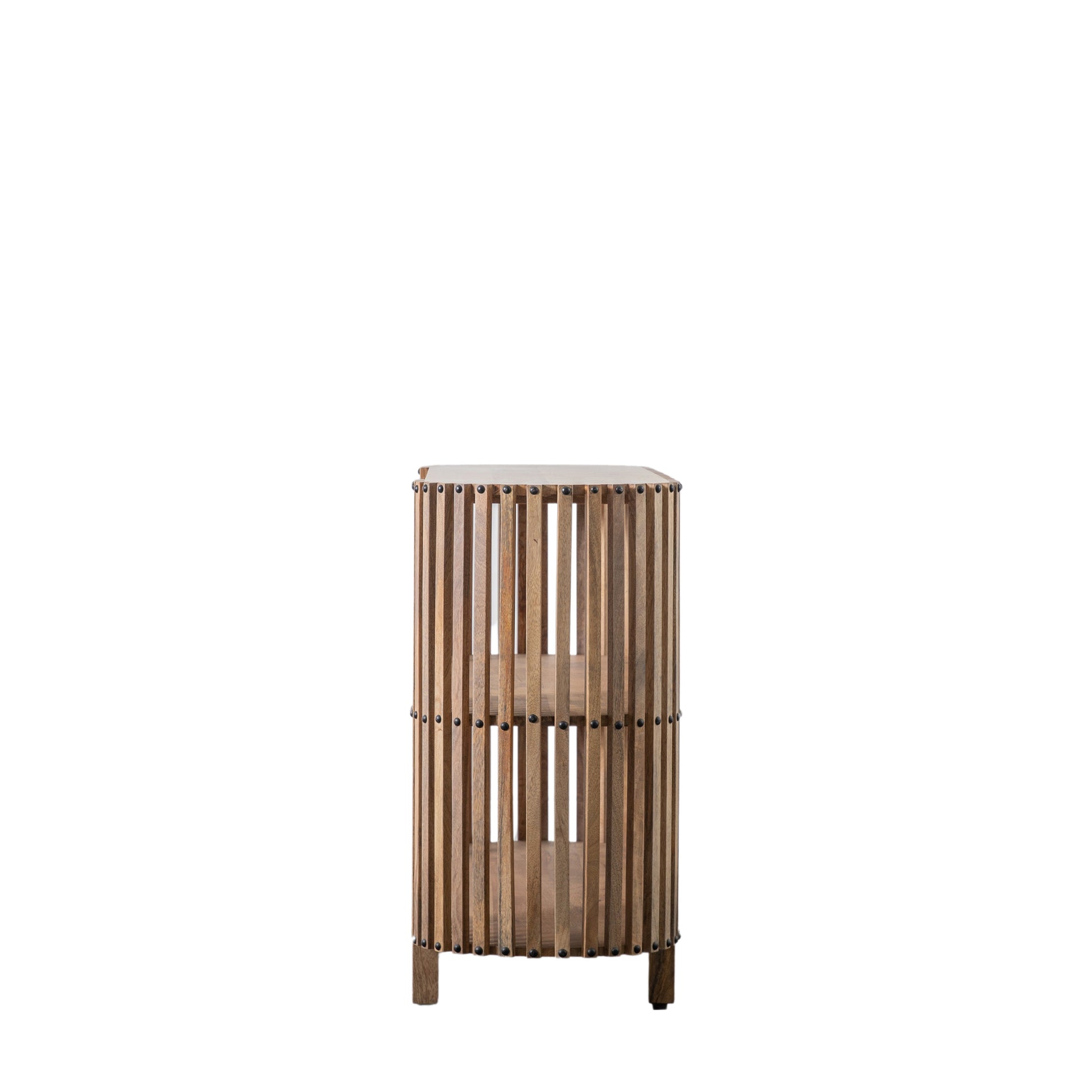 Voss Slatted Console Table Natural