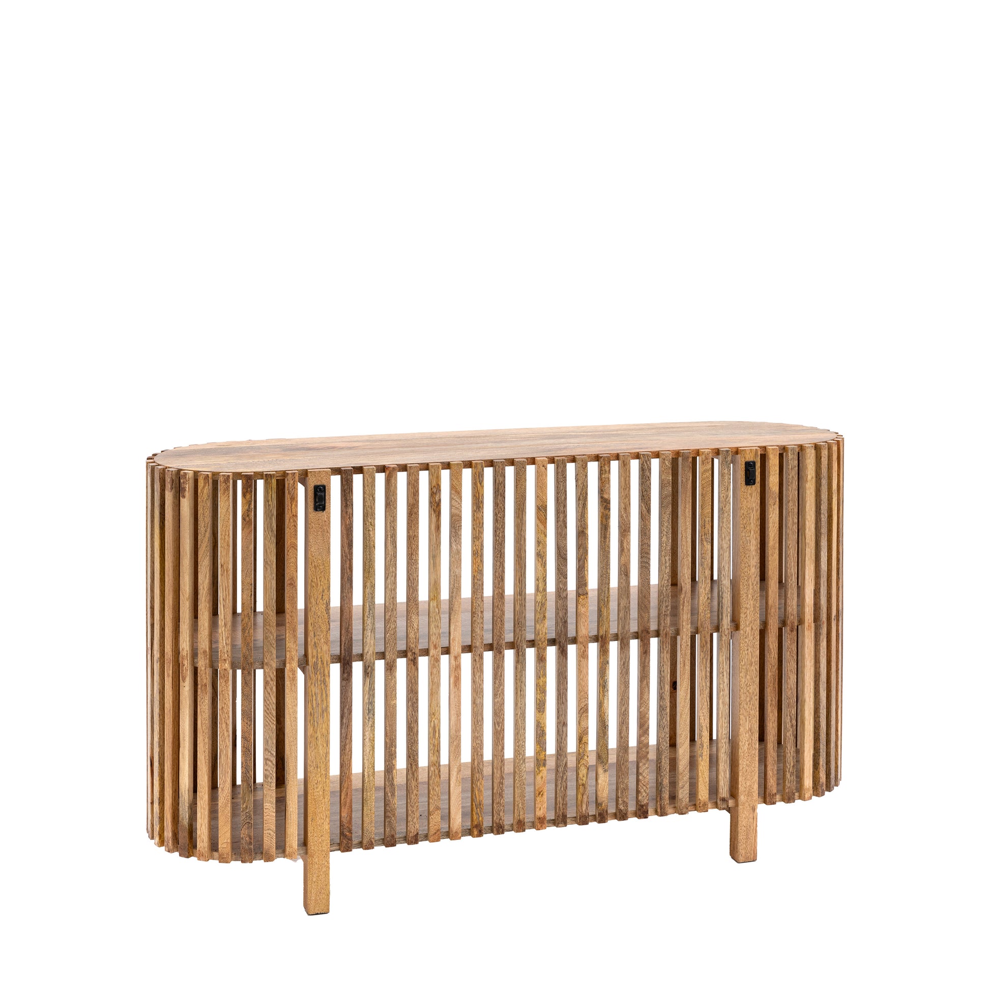 Voss Slatted Console Table Natural