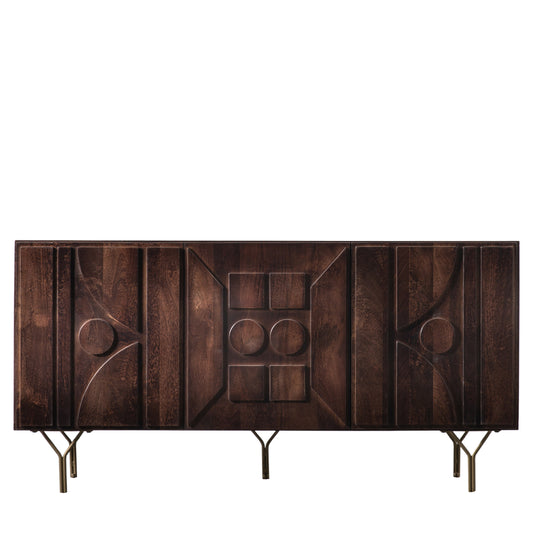 Stonecroft 3 Door Sideboard Brown