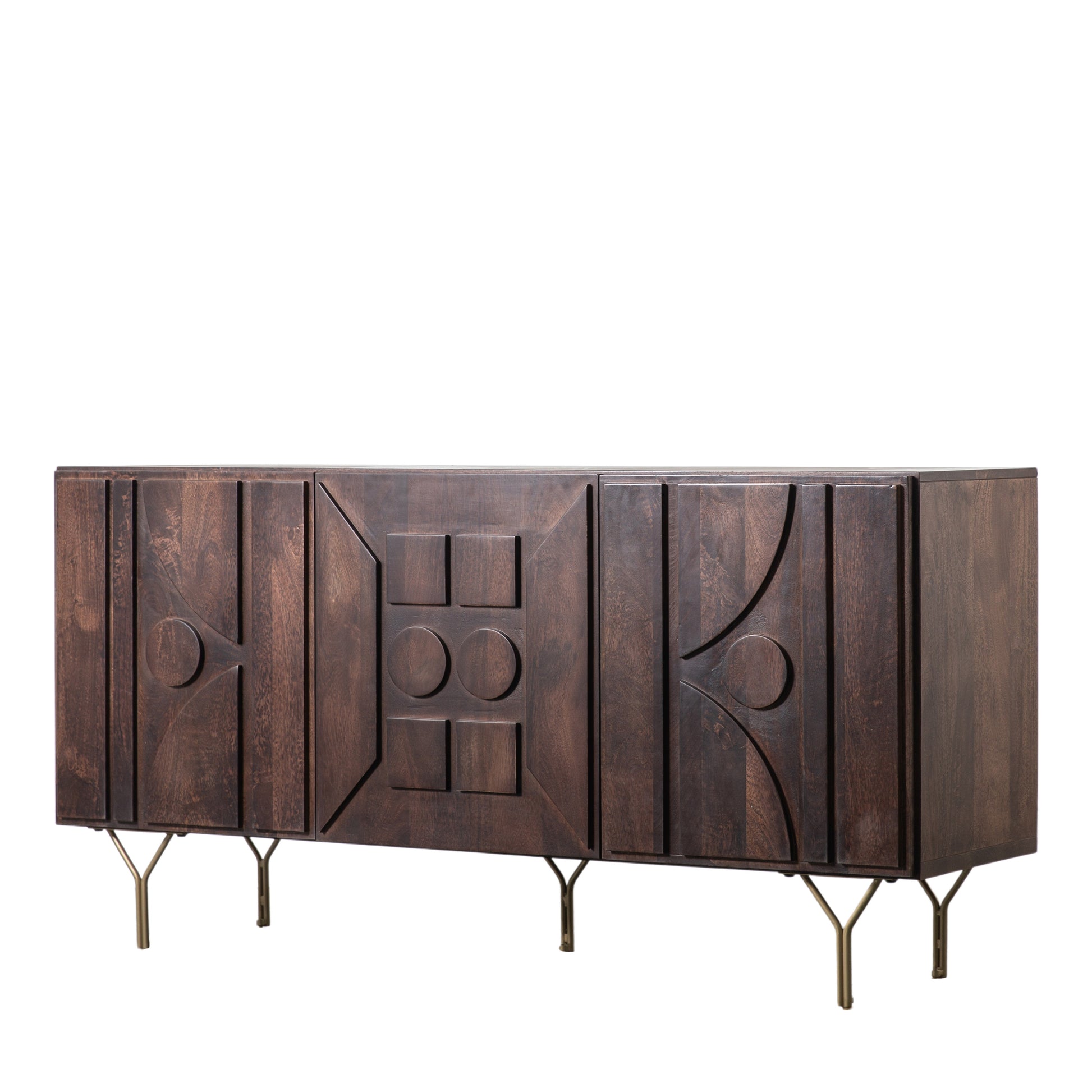 Stonecroft 3 Door Sideboard Brown