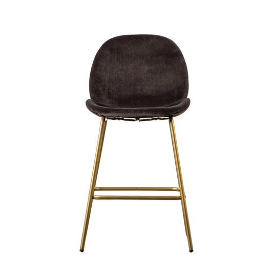 Flanagan Stool (2pk) Chocolate Brown
