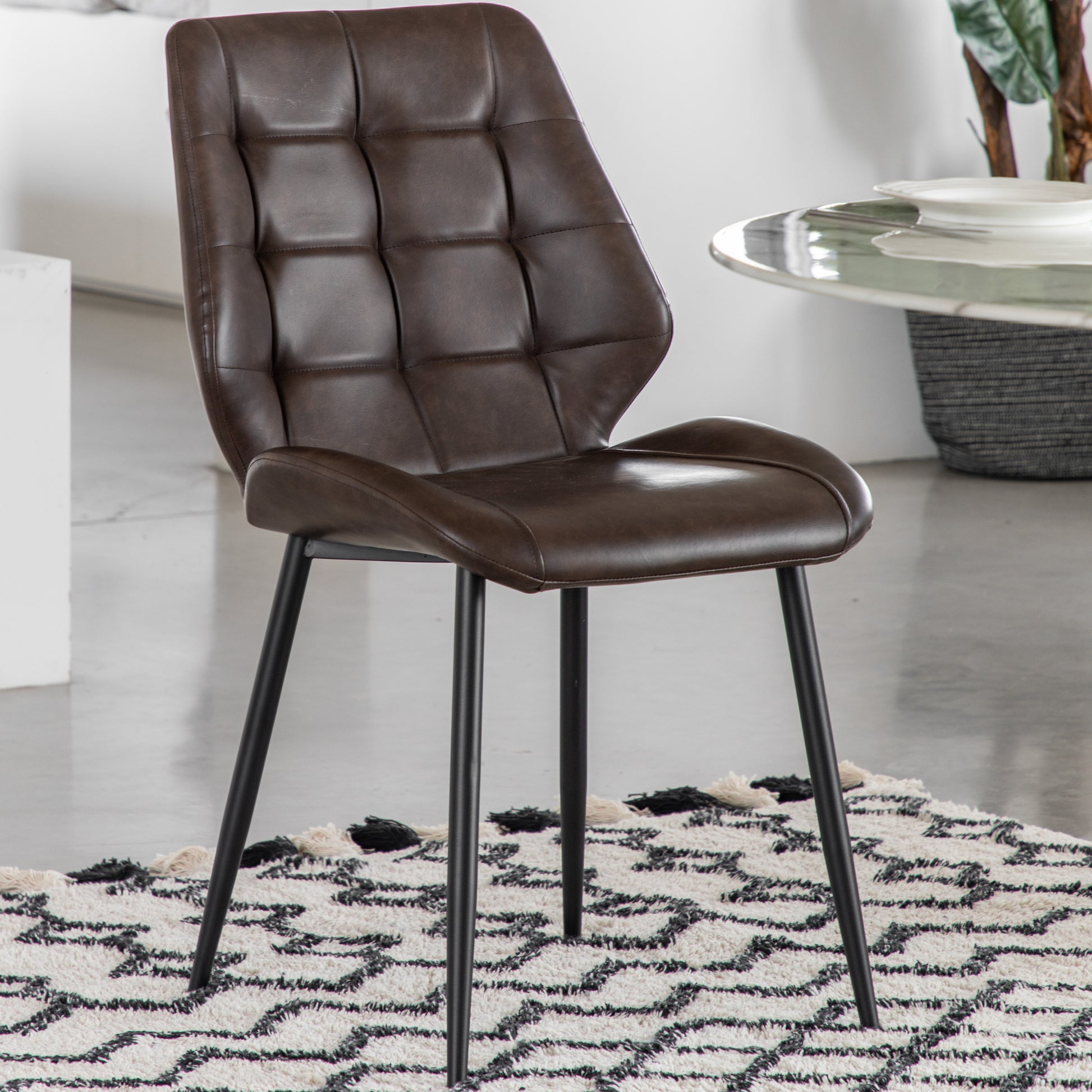 Manford Dining Chair (2pk) Brown