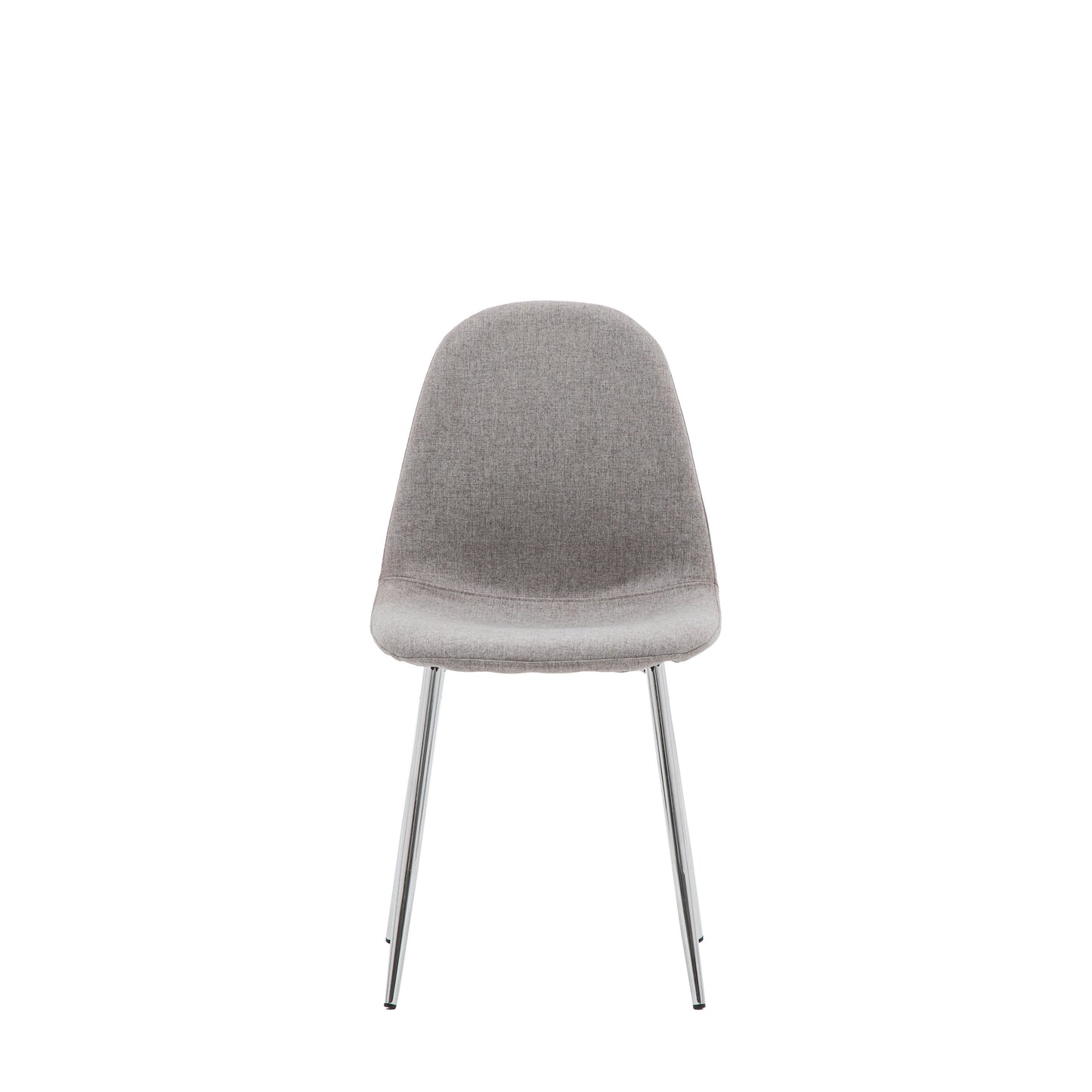 Millican Dining Chair (2pk) Chrome / Light Grey