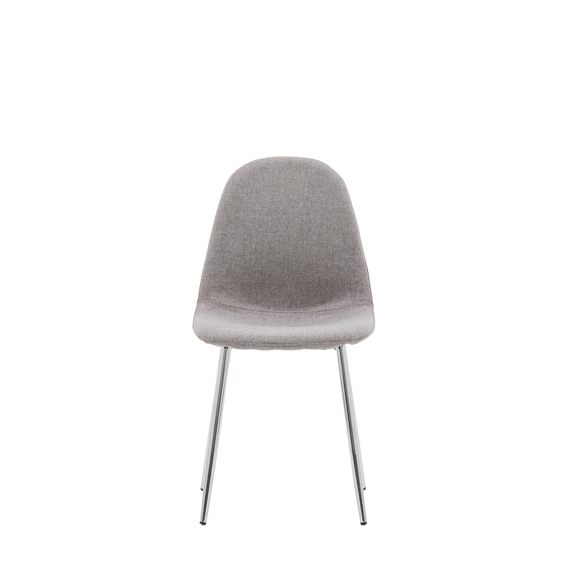 Millican Dining Chair (2pk) Chrome / Light Grey