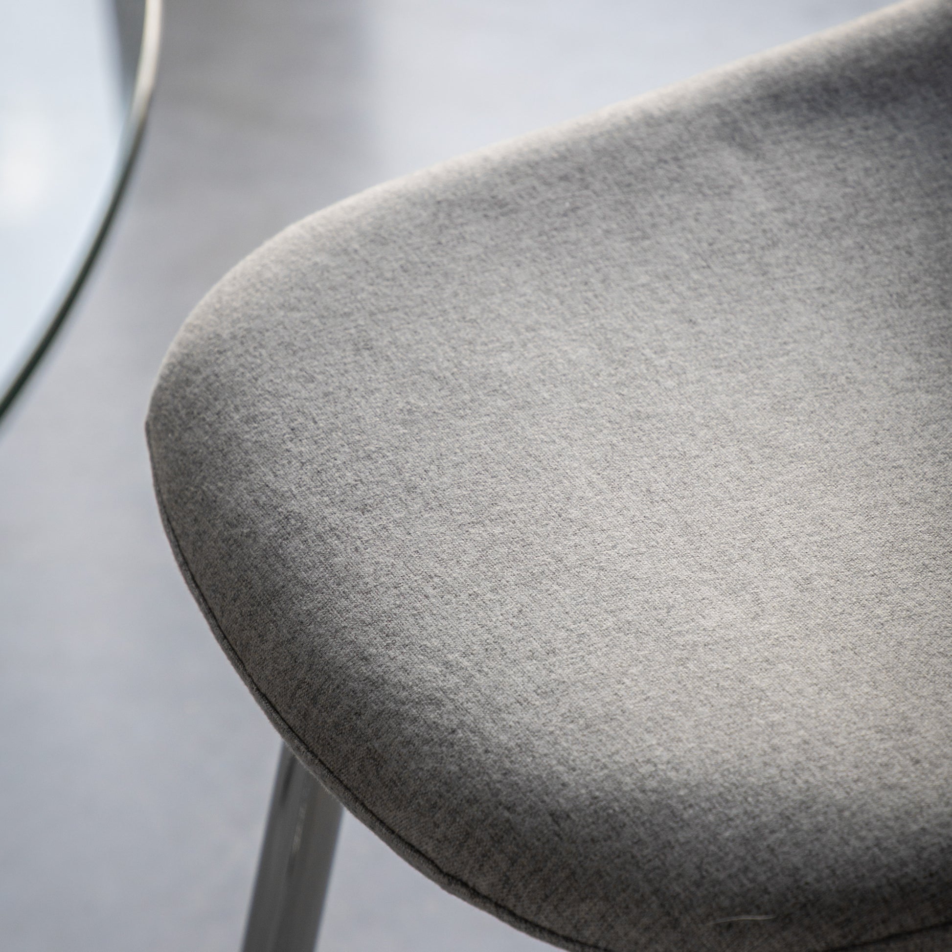 Millican Dining Chair (2pk) Chrome / Light Grey