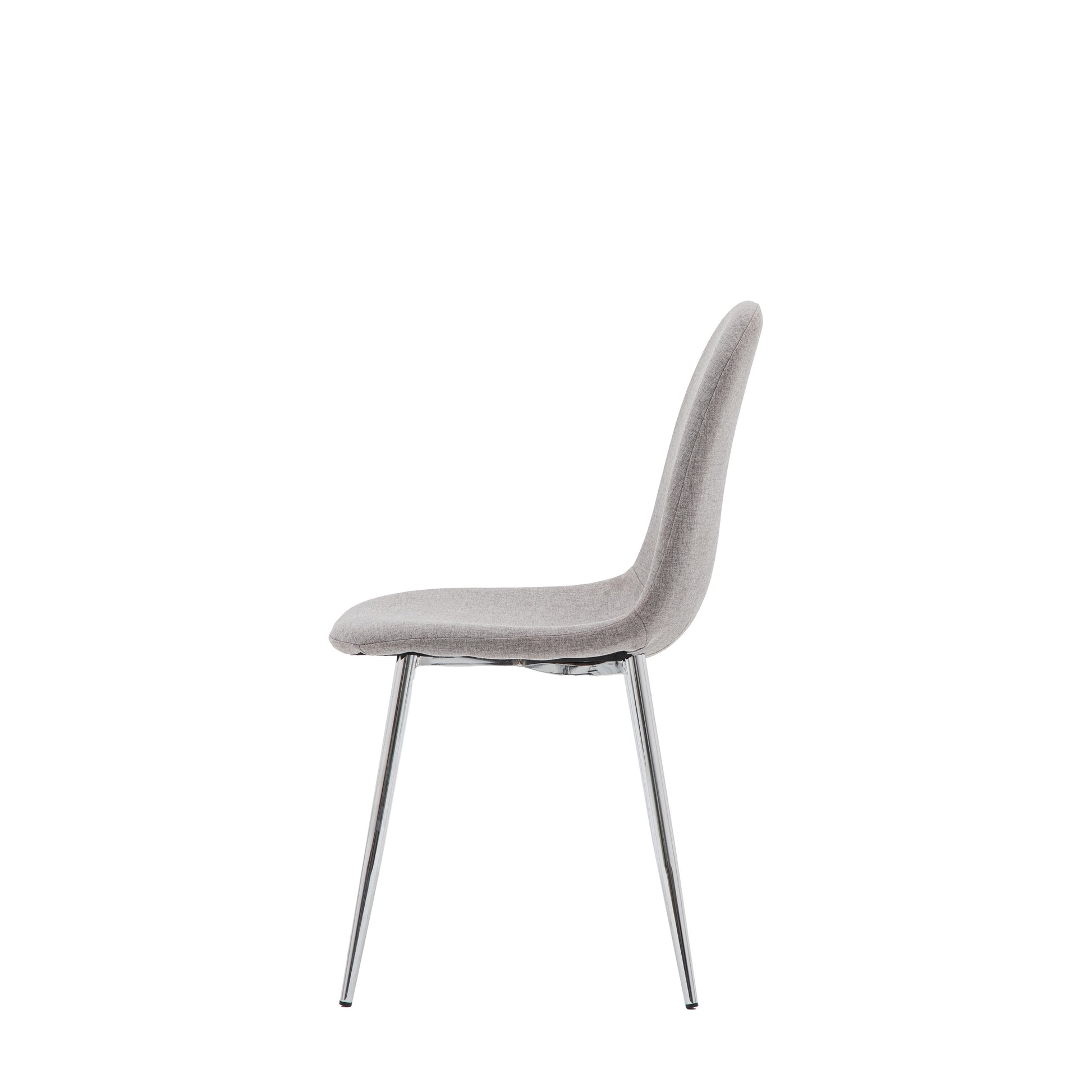 Millican Dining Chair (2pk) Chrome / Light Grey