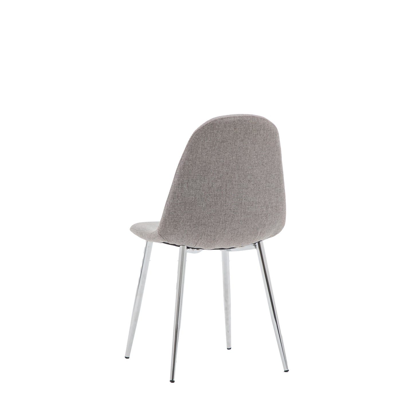 Millican Dining Chair (2pk) Chrome / Light Grey