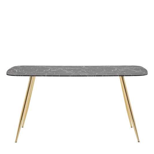 Evans Dining Table Black Effect