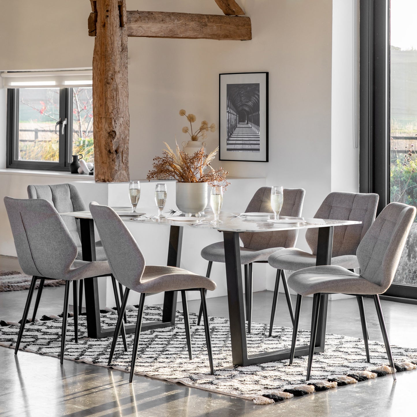 Davidson Dining Table White