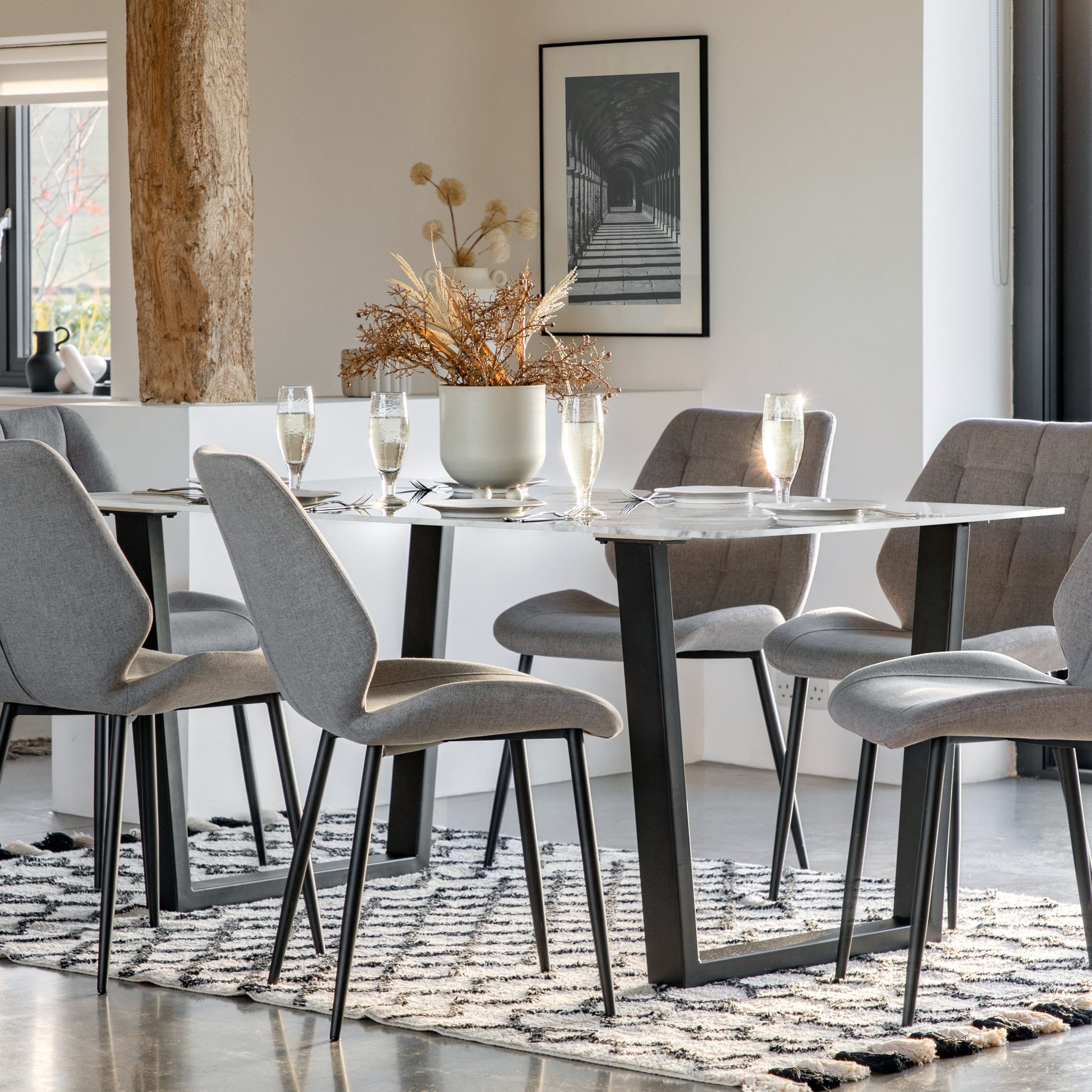 Davidson Dining Table White