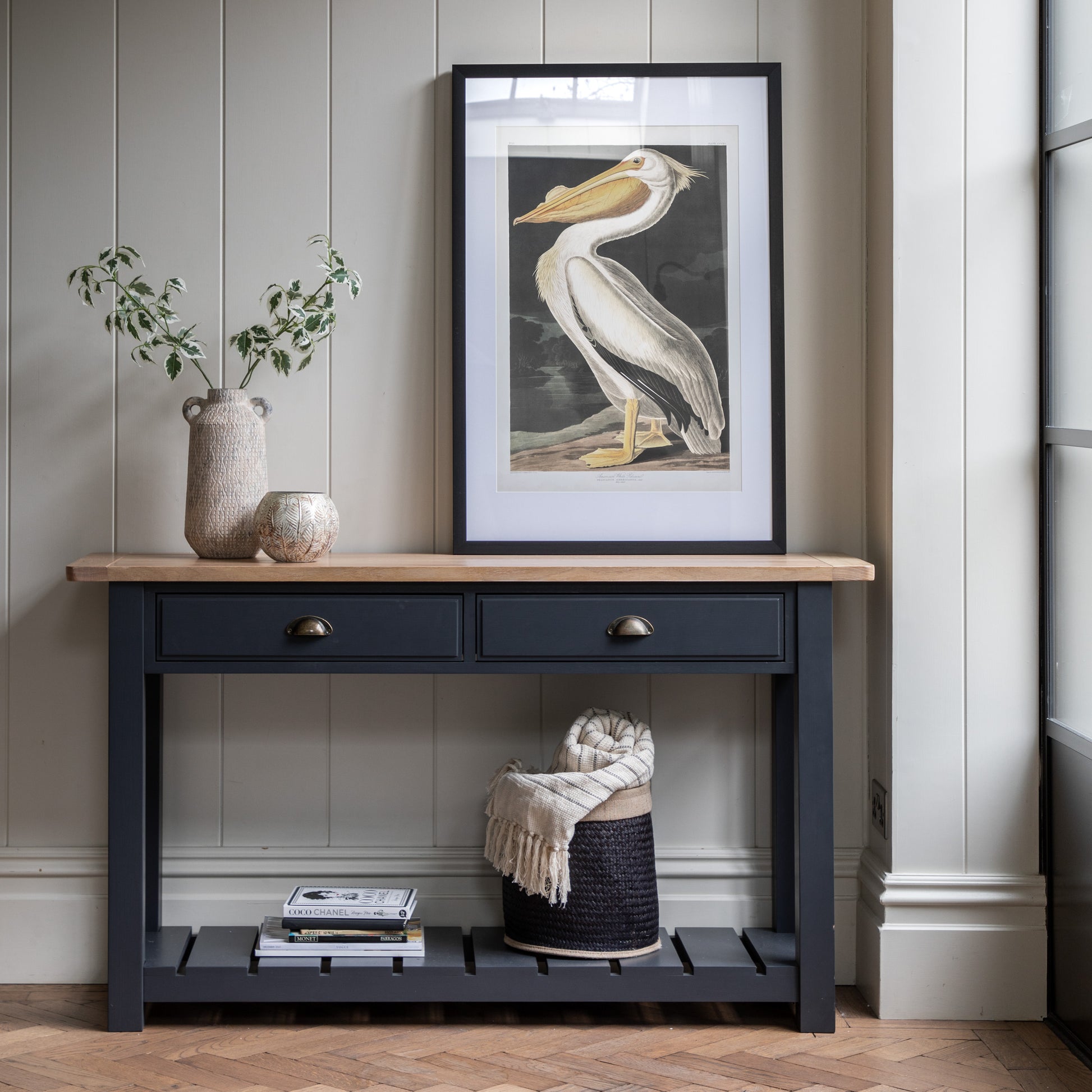 Eton 2 Drawer Console Meteor