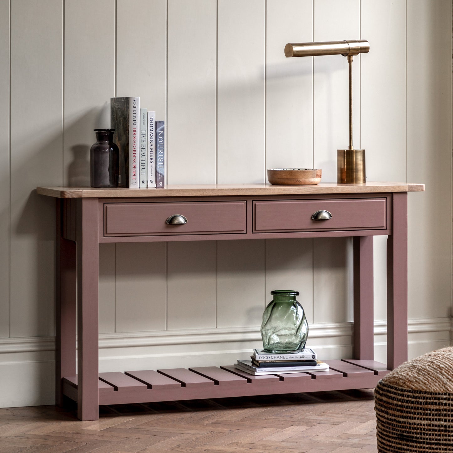 Eton 2 Drawer Console Clay