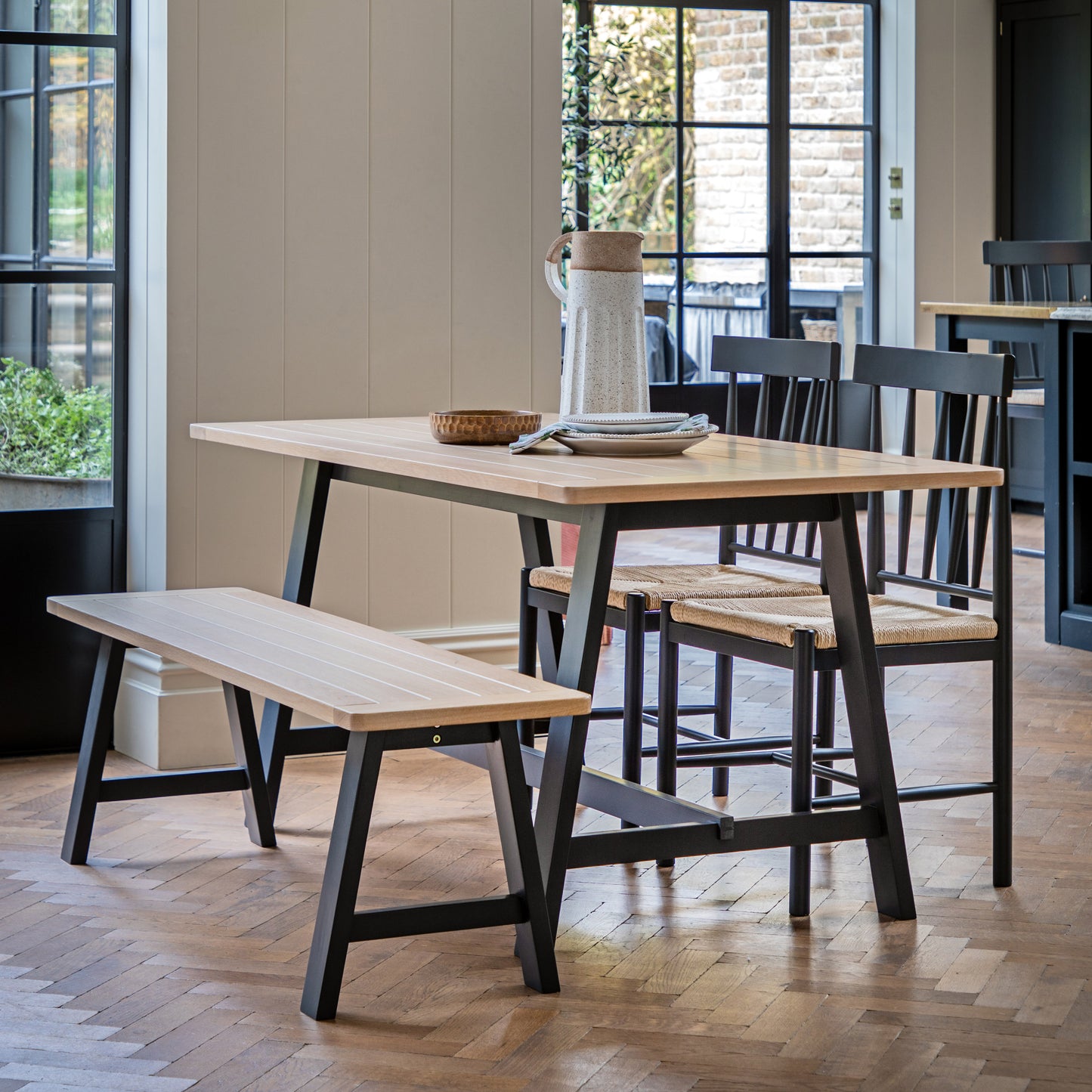 Eton Trestle Table Meteor Large