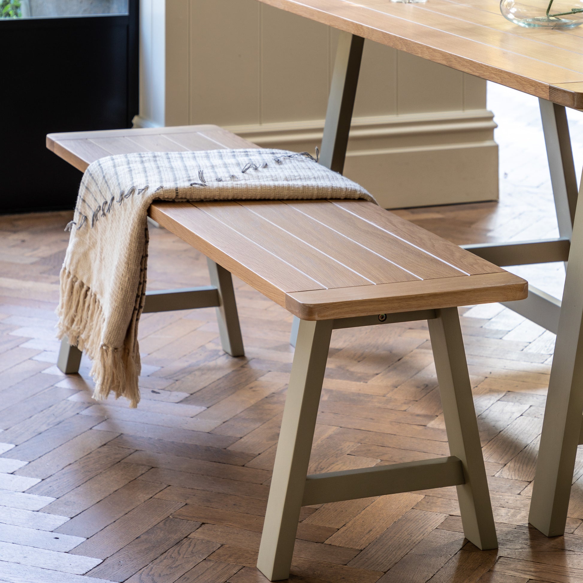 Eton Trestle Bench Prairie