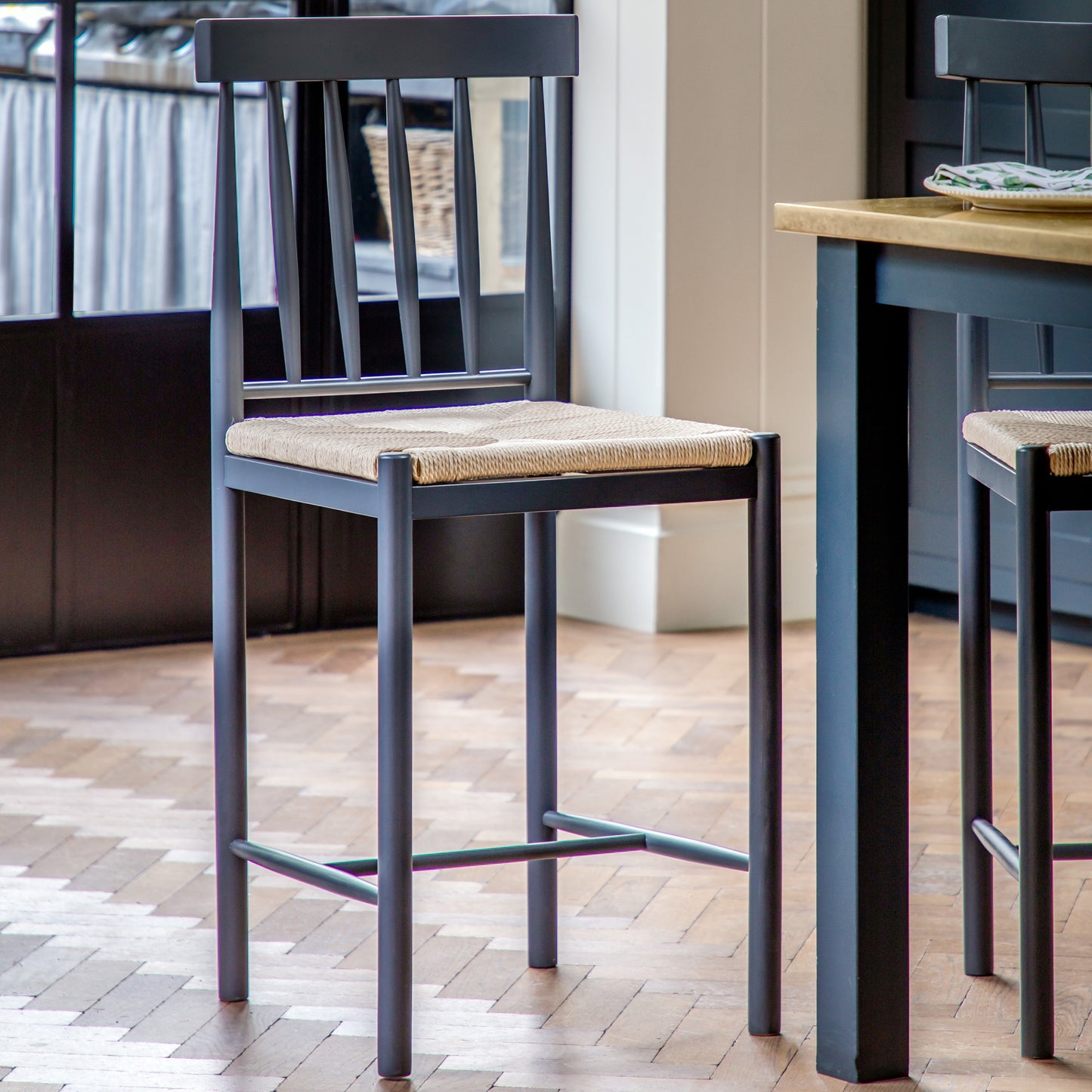 Eton Bar Stool (2pk) Meteor