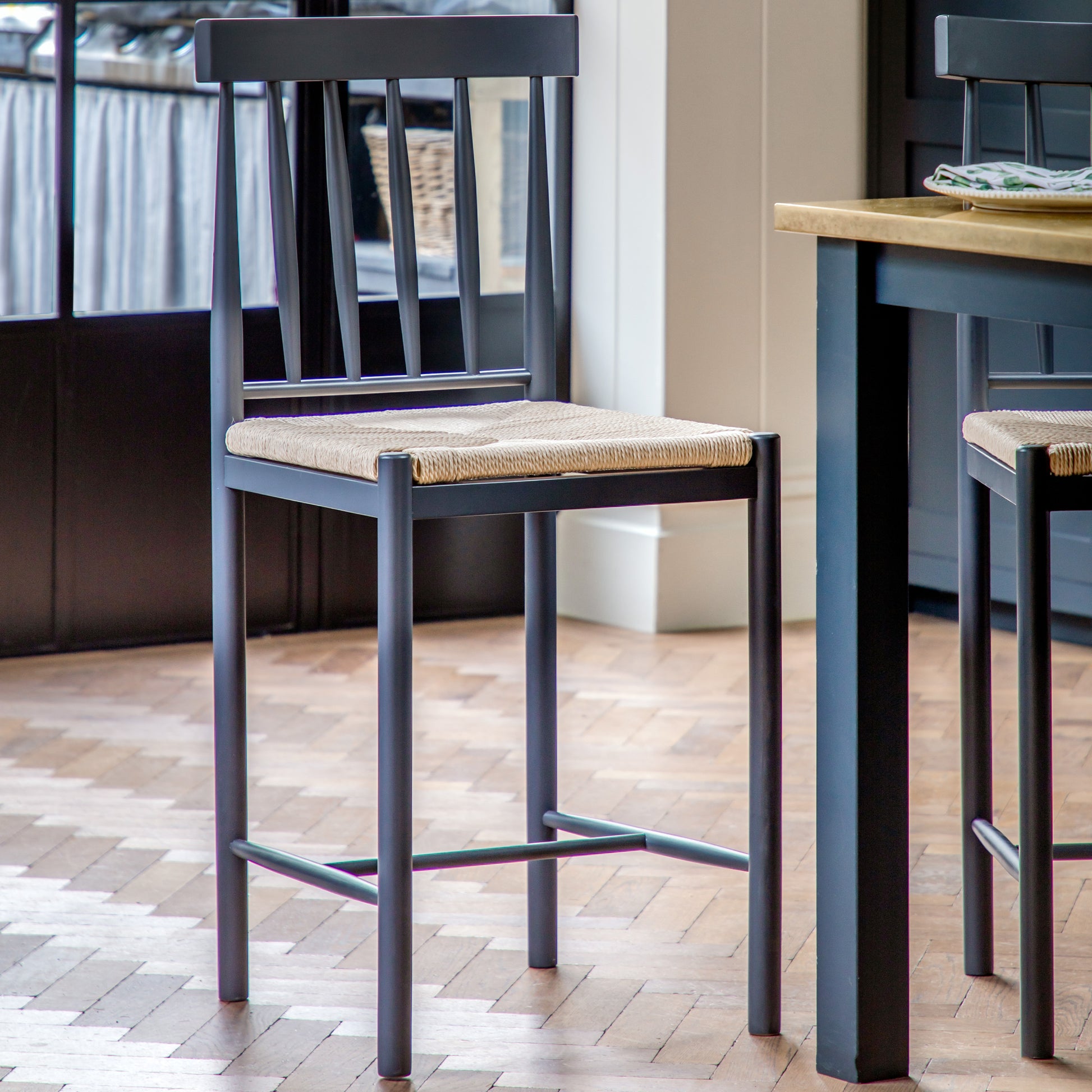 Eton Bar Stool (2pk) Meteor