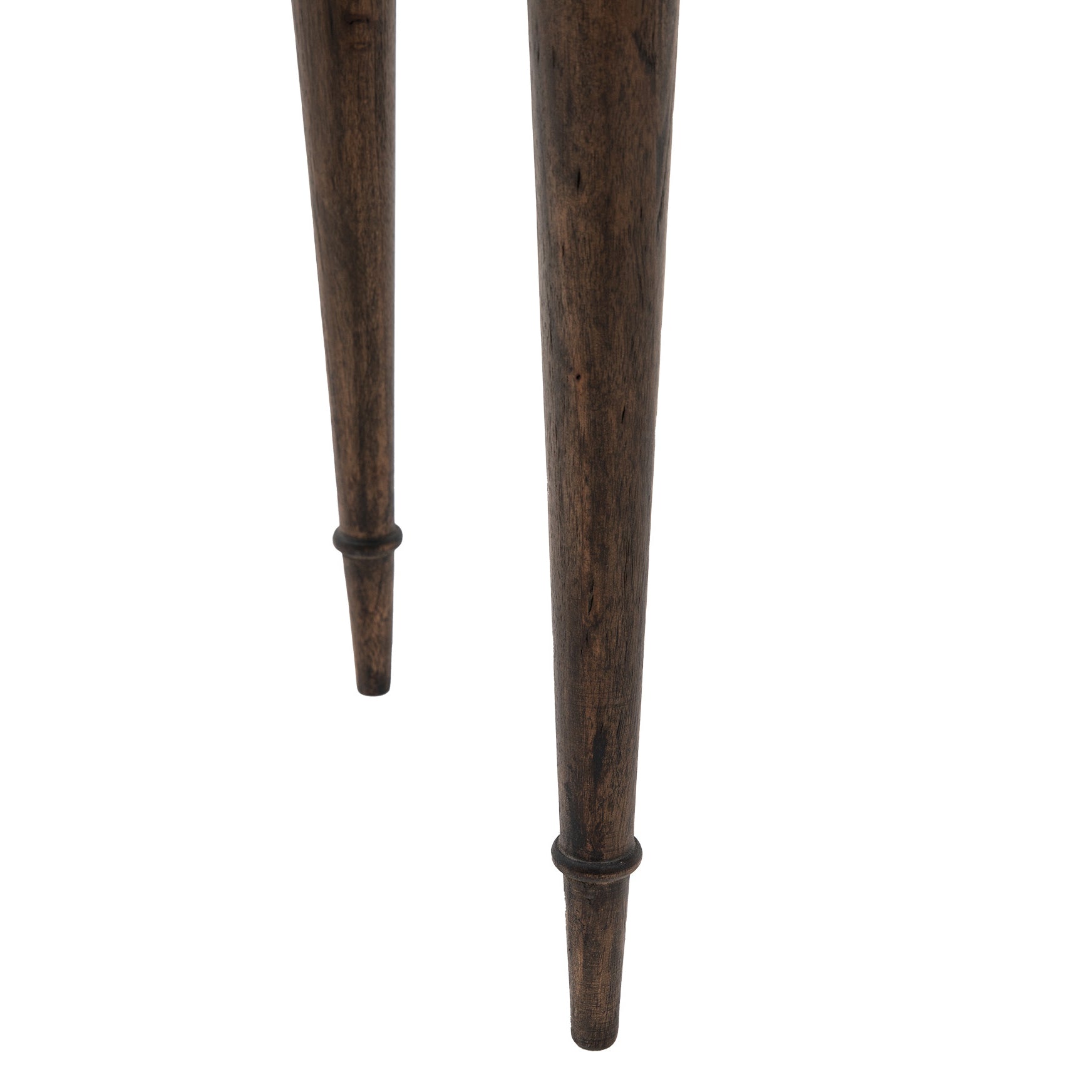 Madison Demi Lune Table Dark Wood