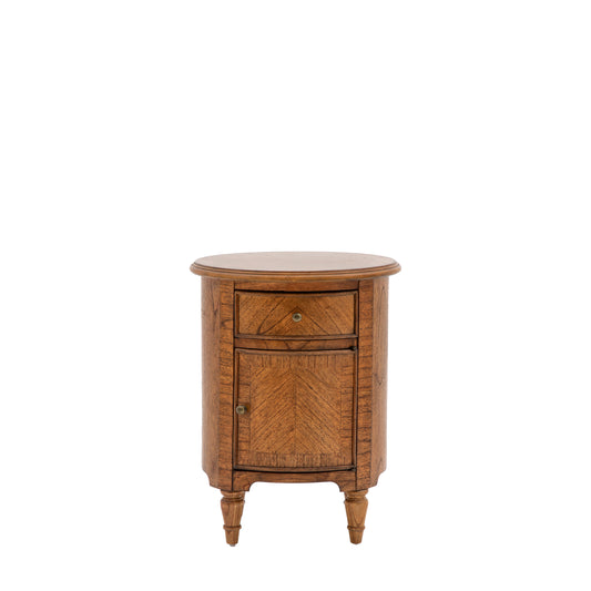 Highgrove Drum Side Table Peroba