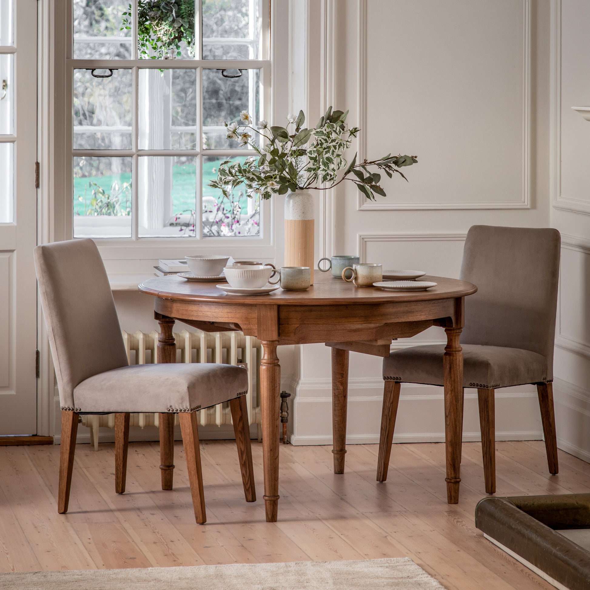 Highgrove Chair Dove Velvet