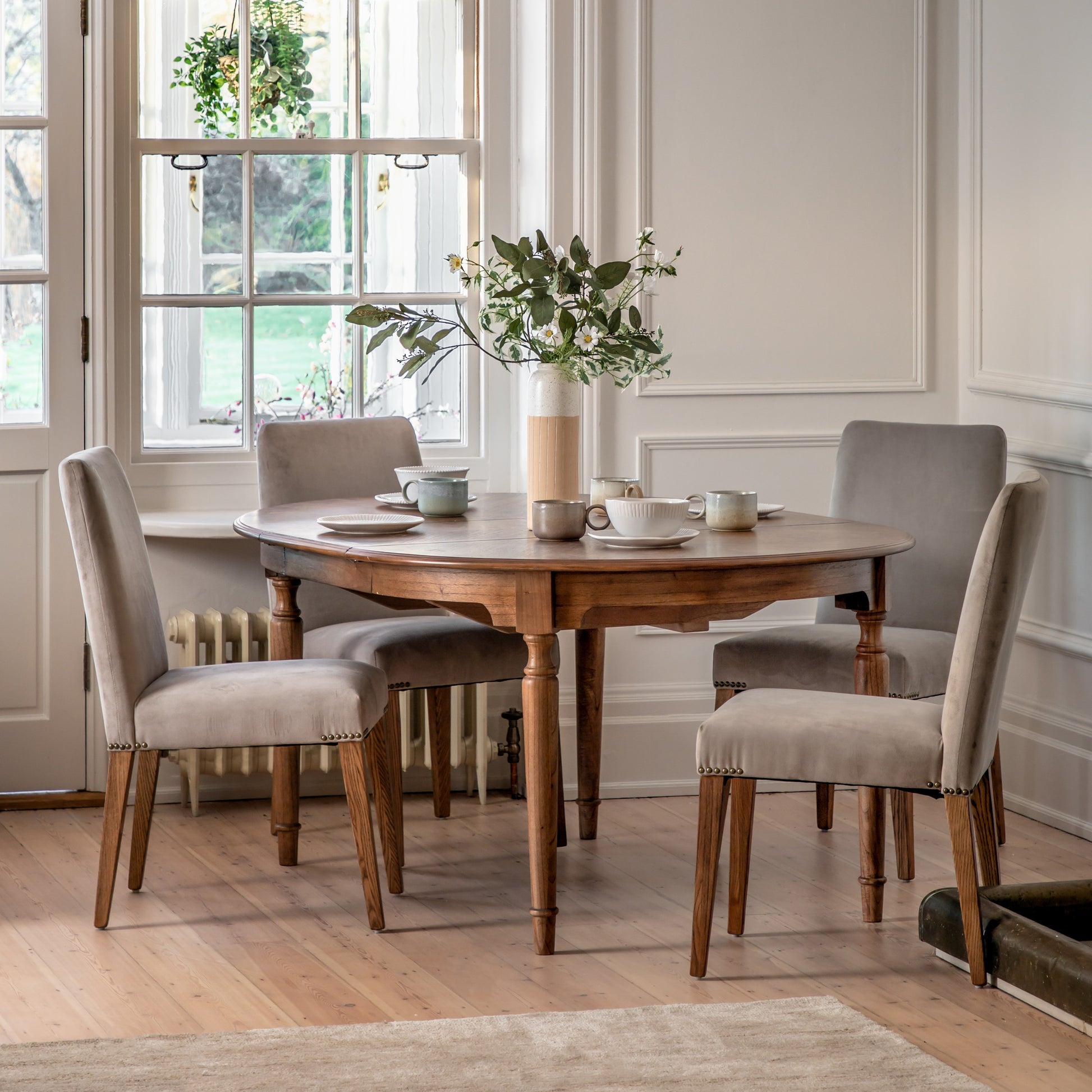 Highgrove Chair Dove Velvet