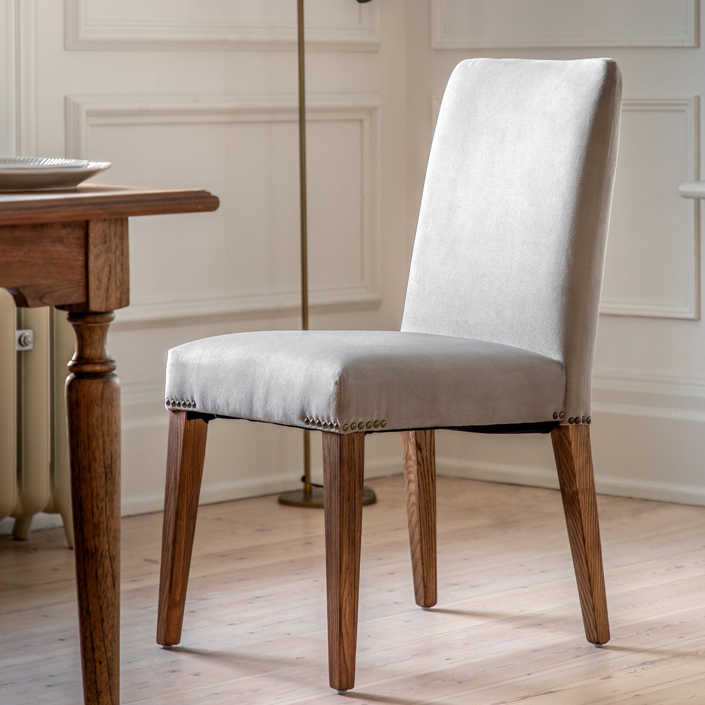 Highgrove Chair Dove Velvet