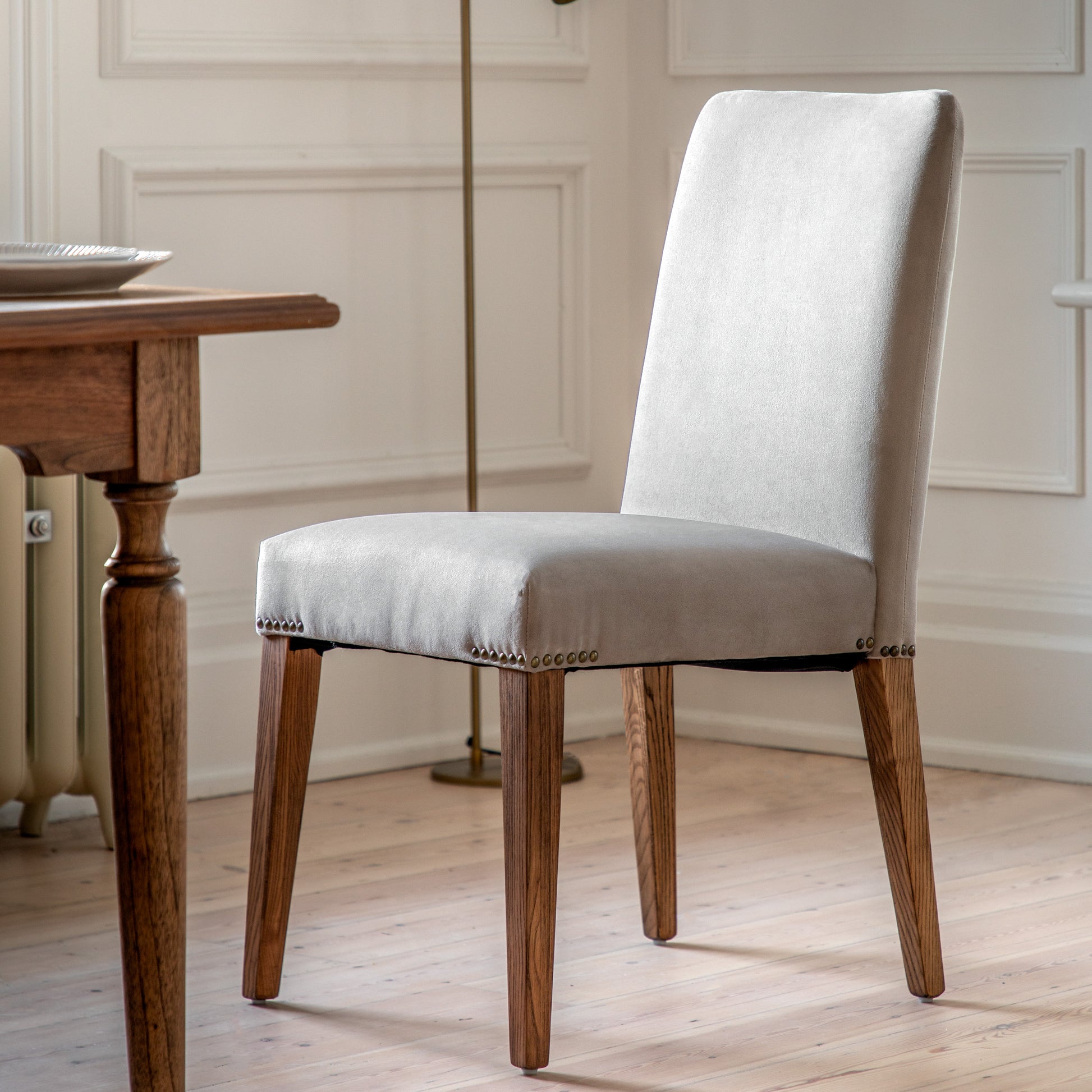 Highgrove Chair Dove Velvet