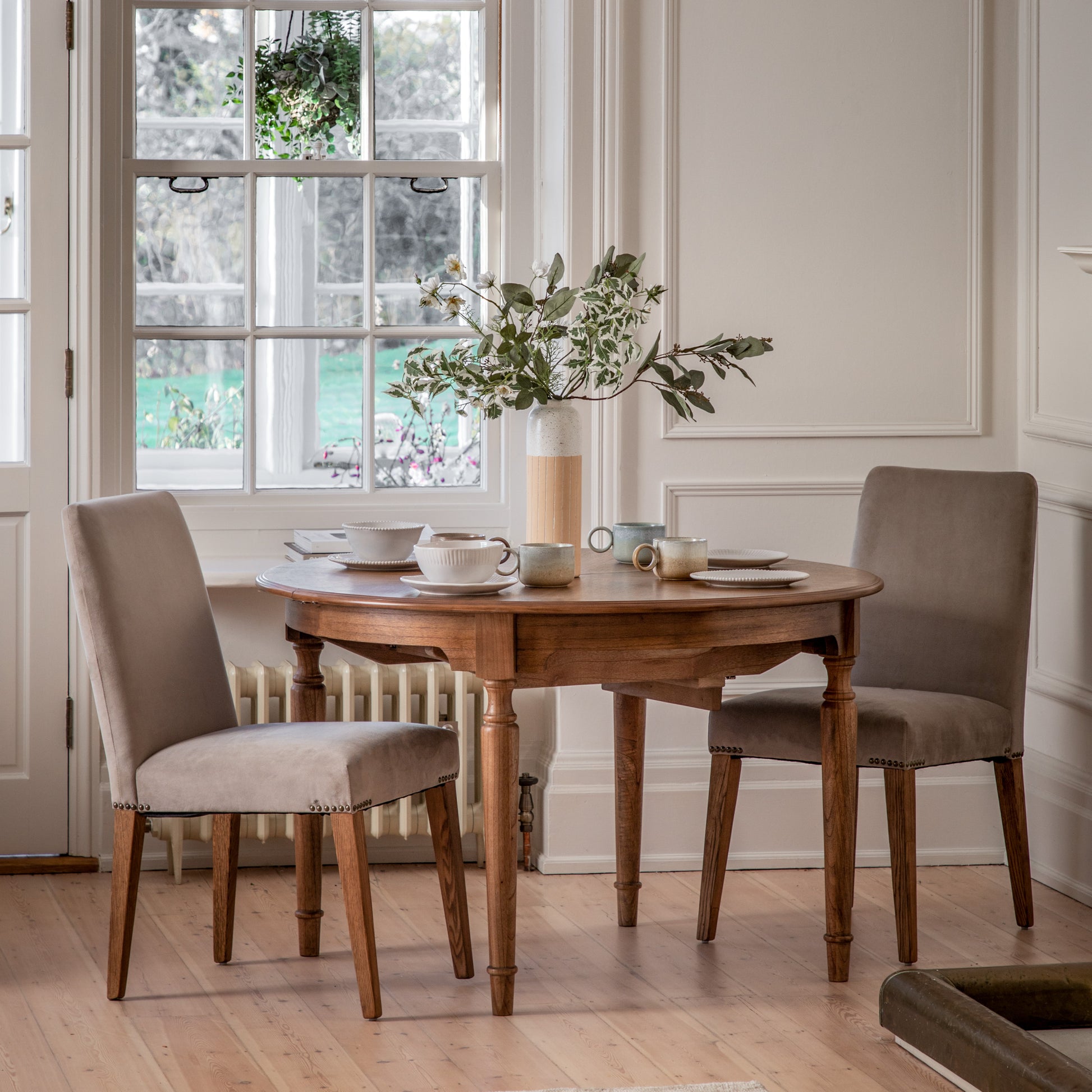 Highgrove Chair Dove Velvet