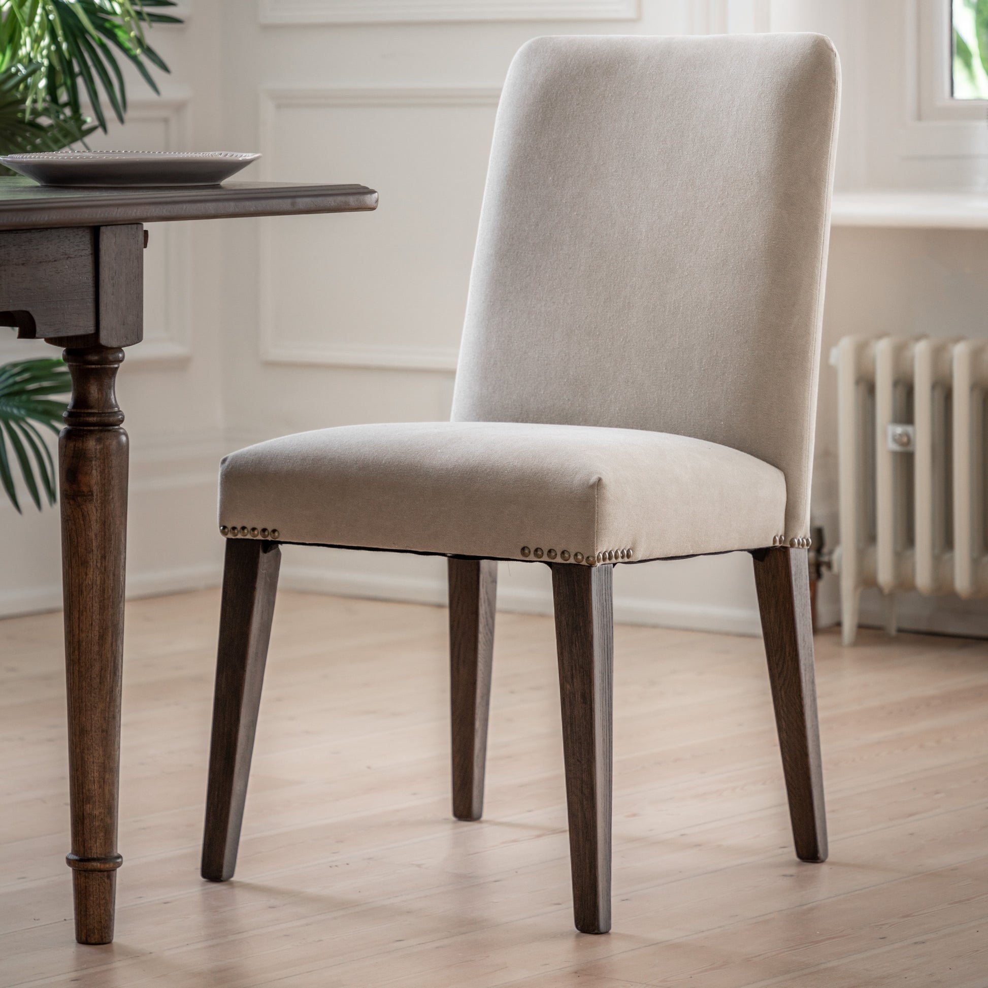 Madison Chair Cement Linen