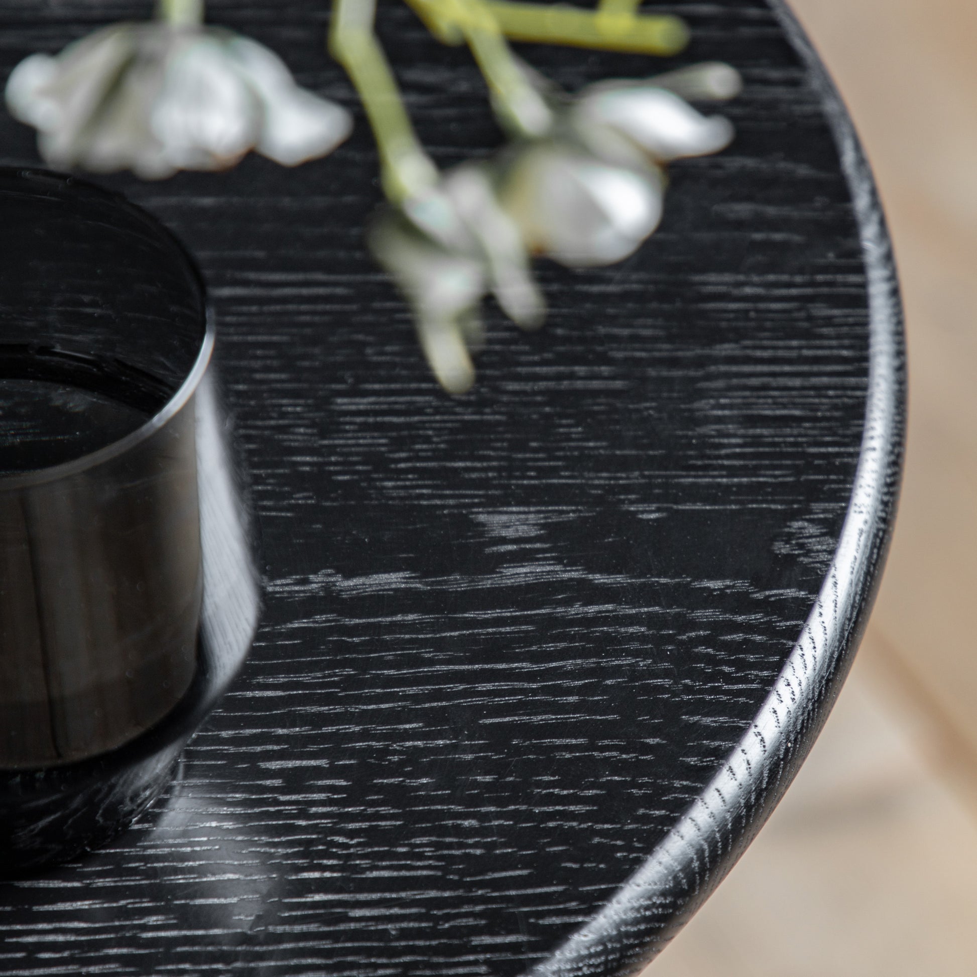 Skylar Bedside Table Black