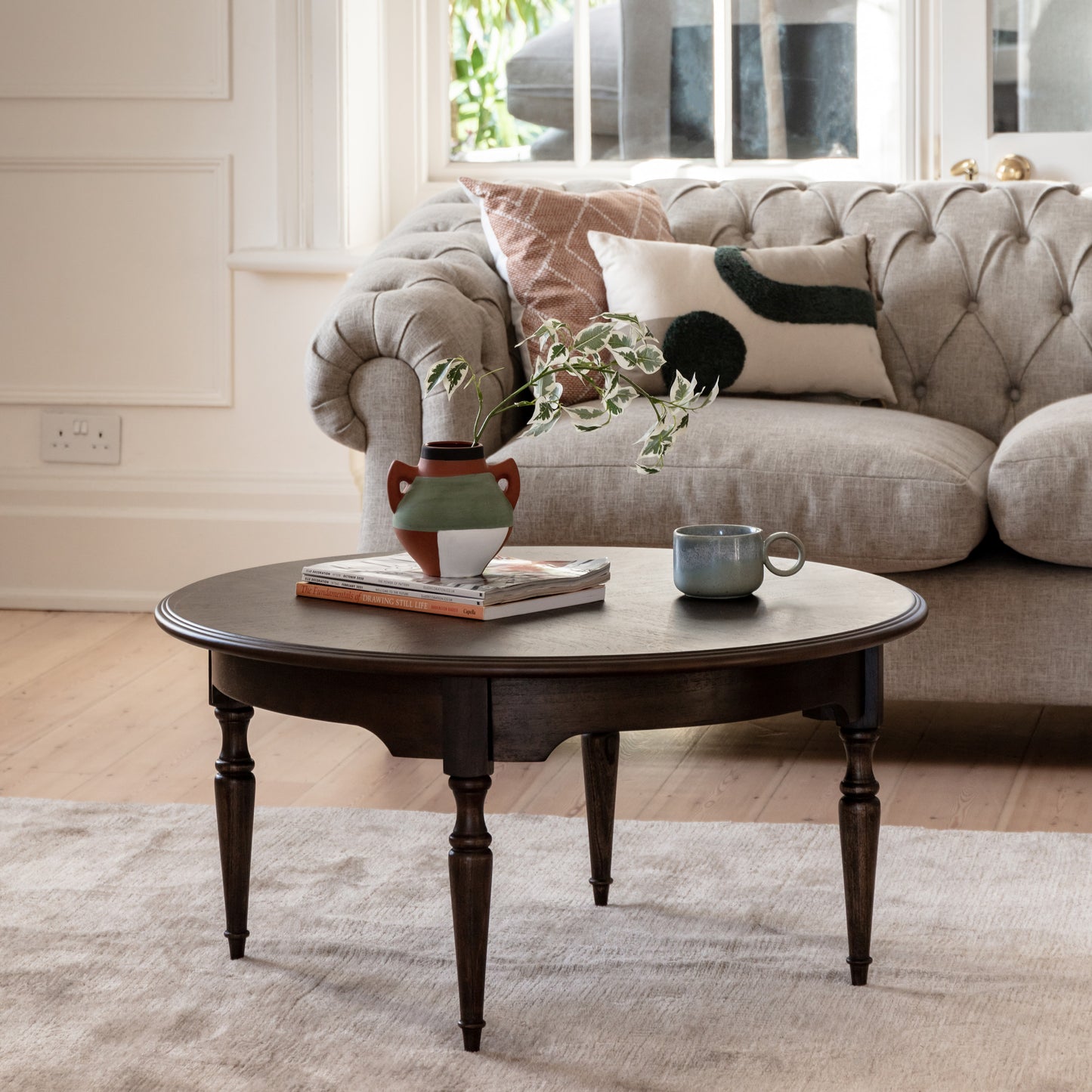 Madison Coffee Table Dark Wood