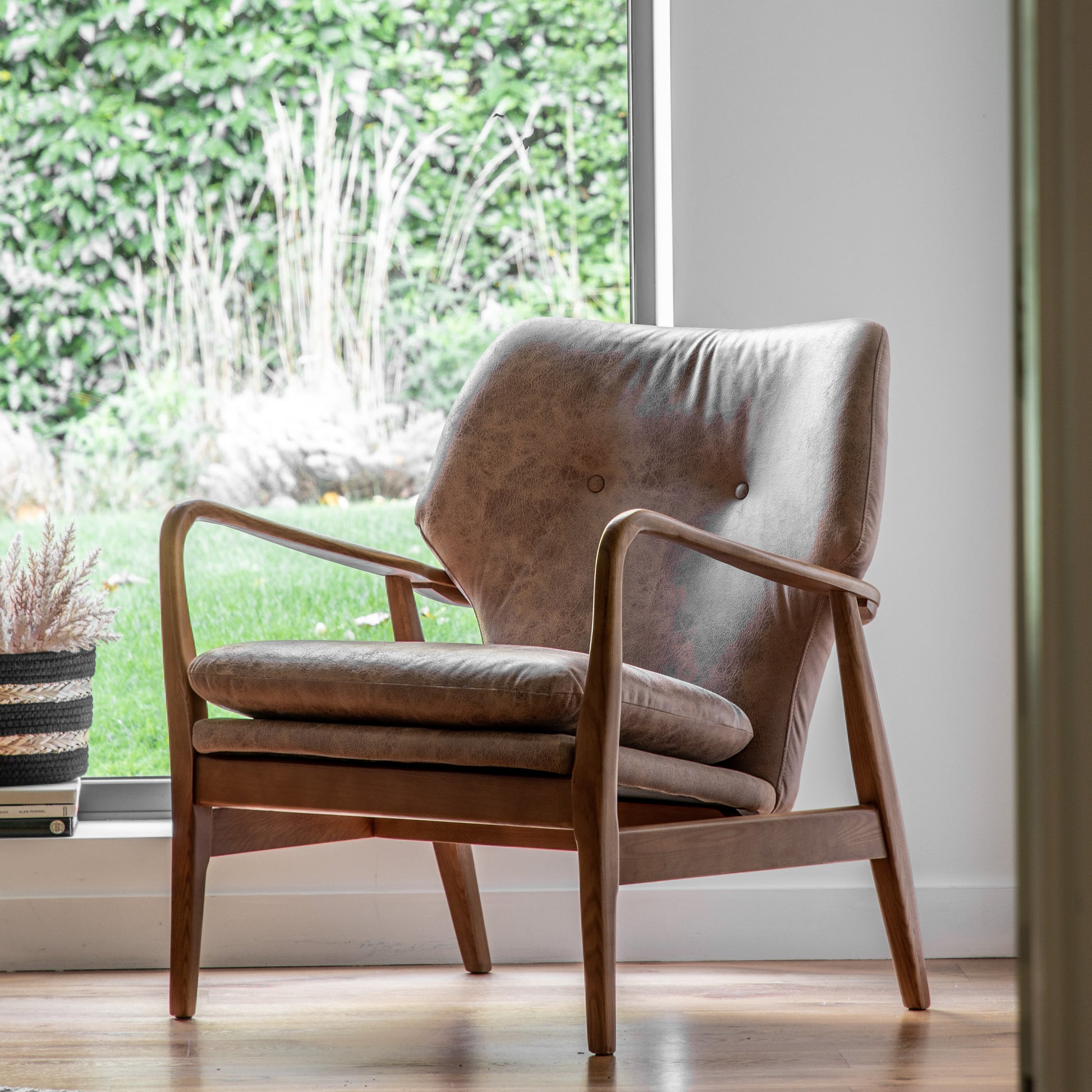 Jensen Armchair Brown Leather
