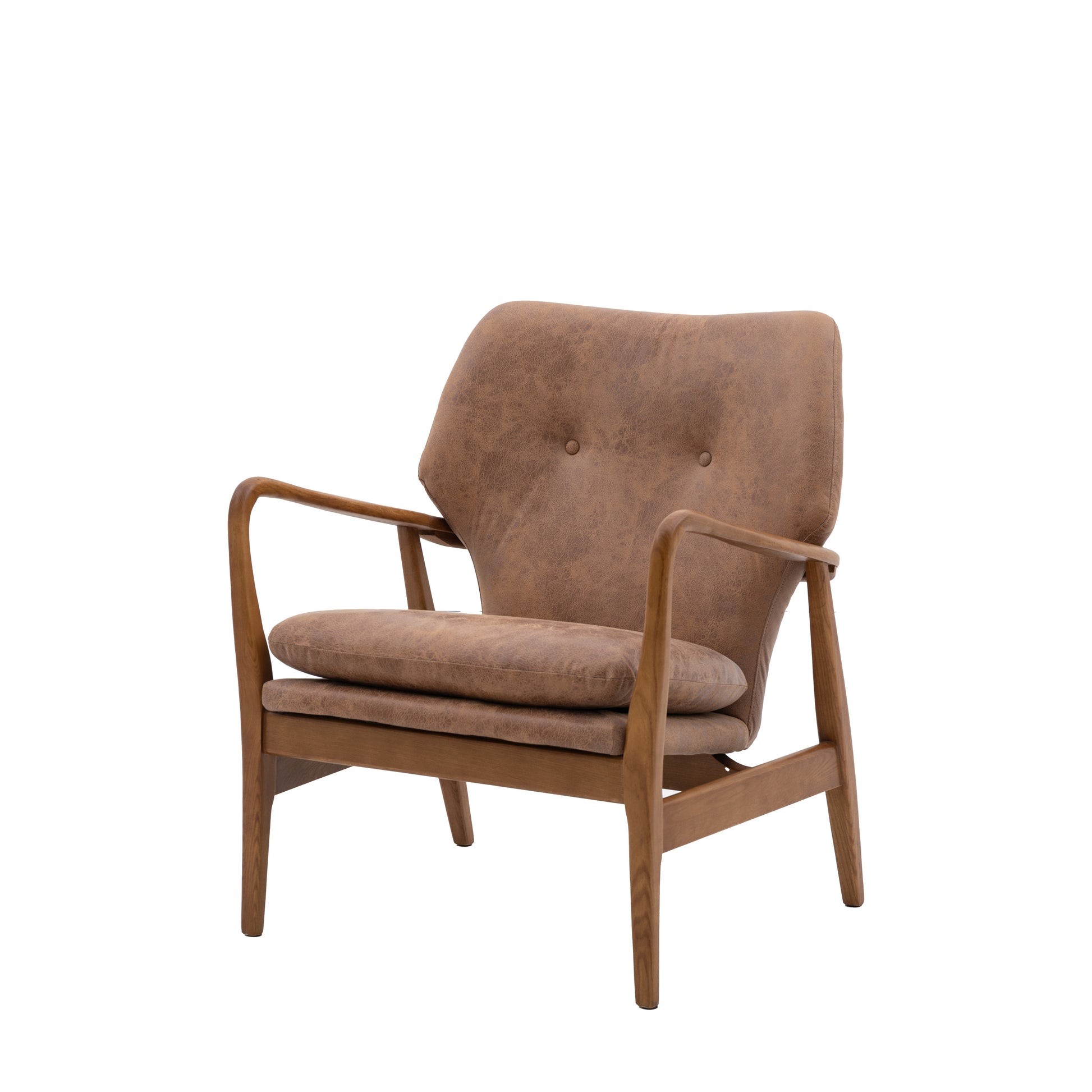 Jensen Armchair Brown Leather