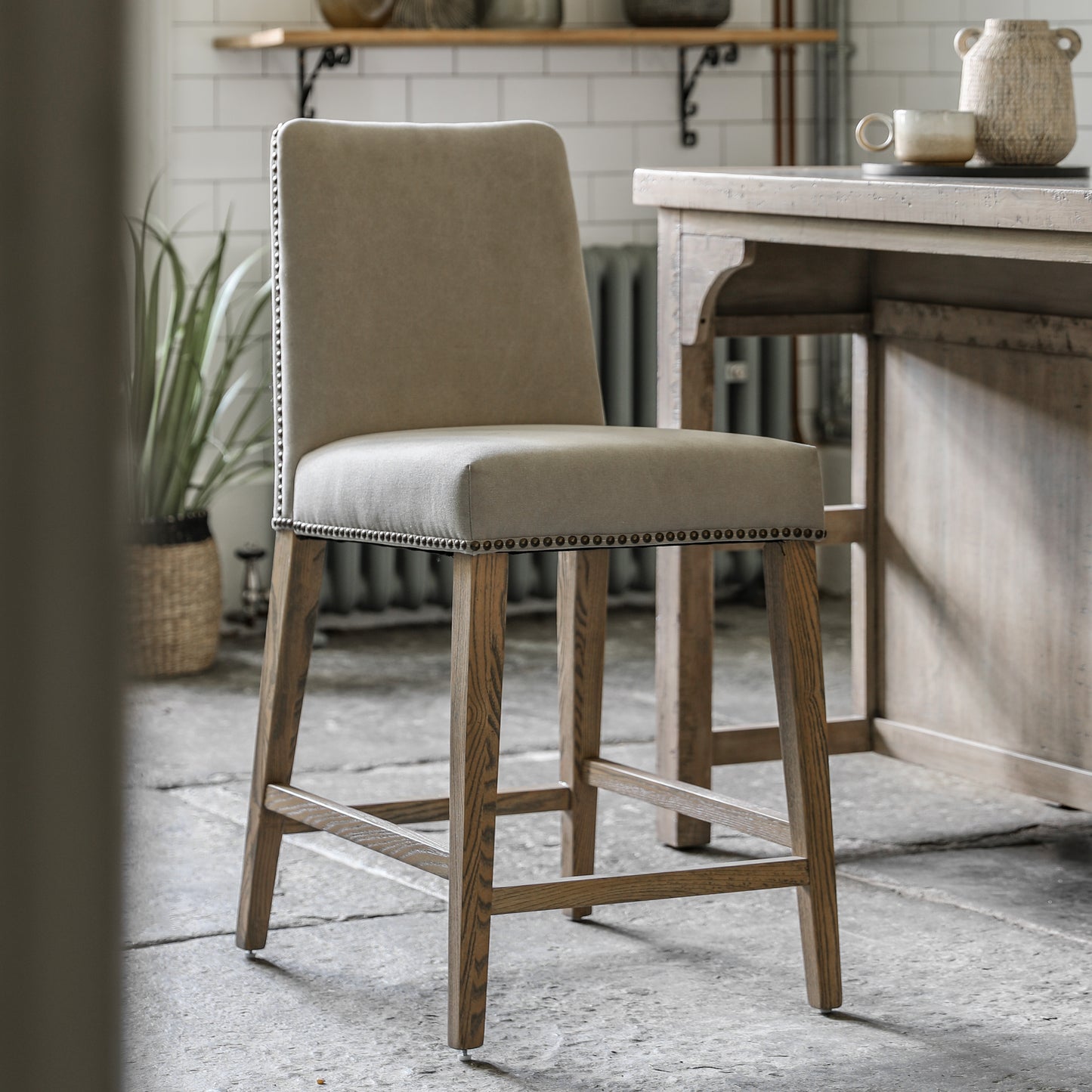 Rex Bar Stool (2pk) Cement