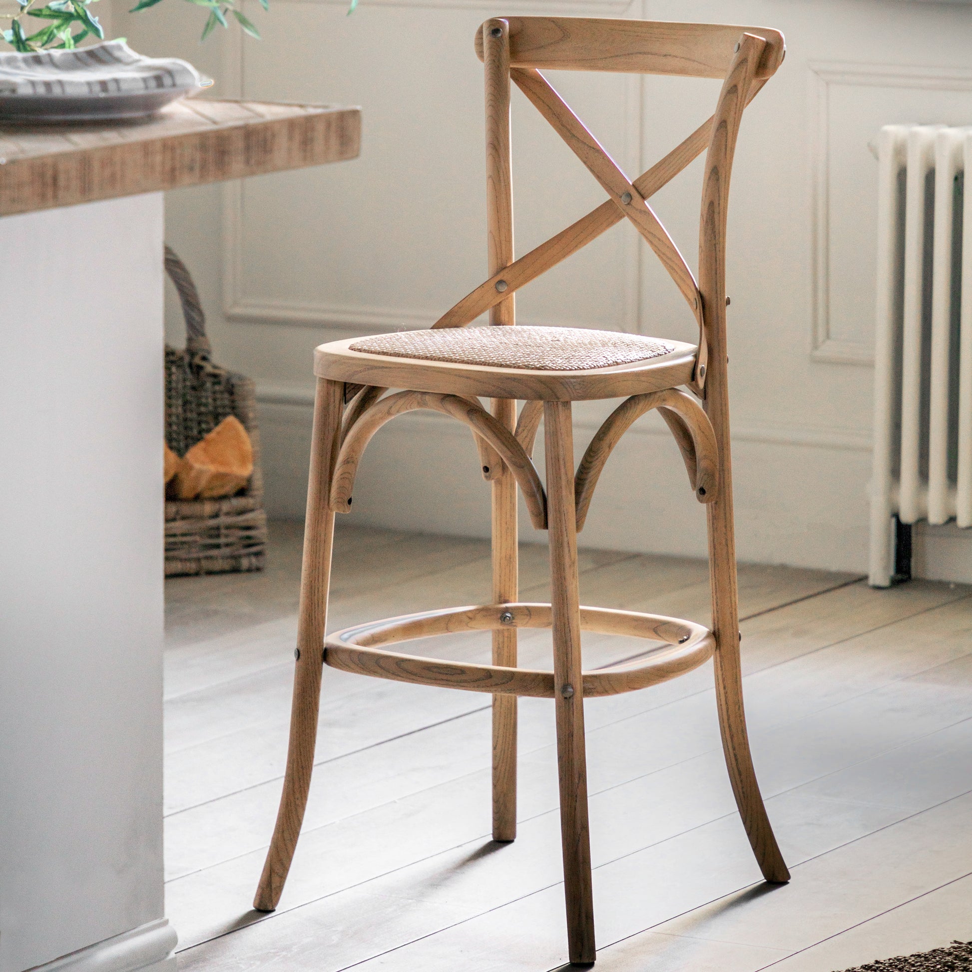 Cafe Stool (2pk) Natural