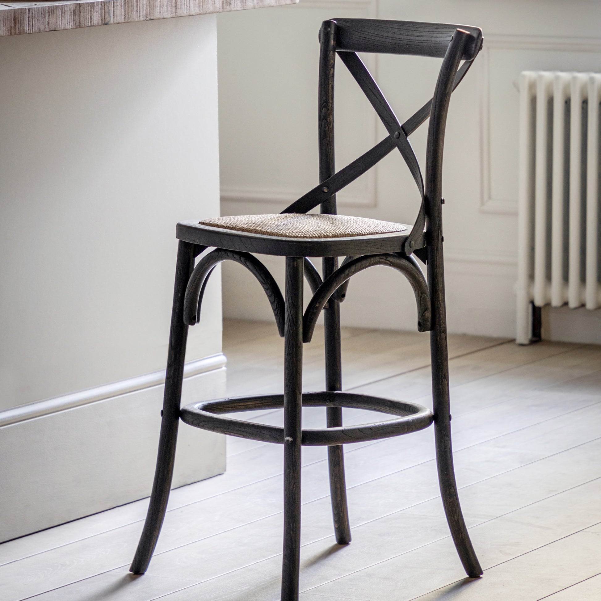 Cafe Stool (2pk) Black