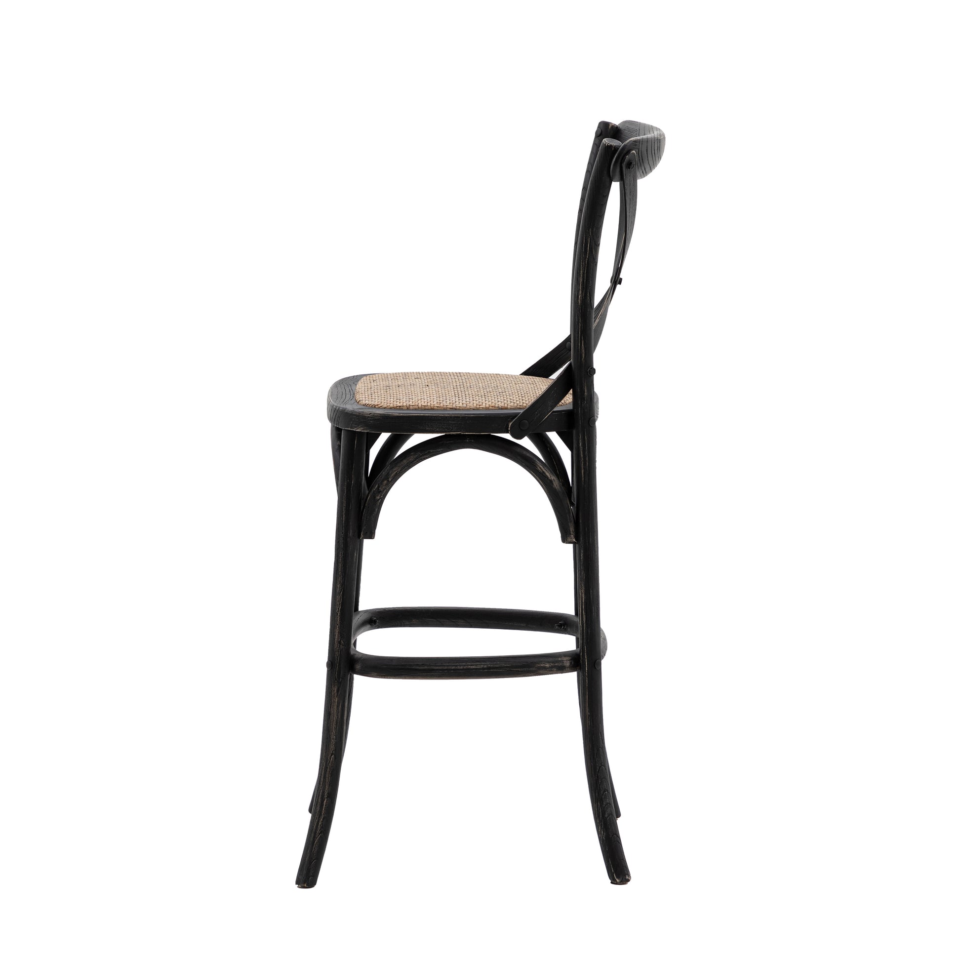 Cafe Stool (2pk) Black