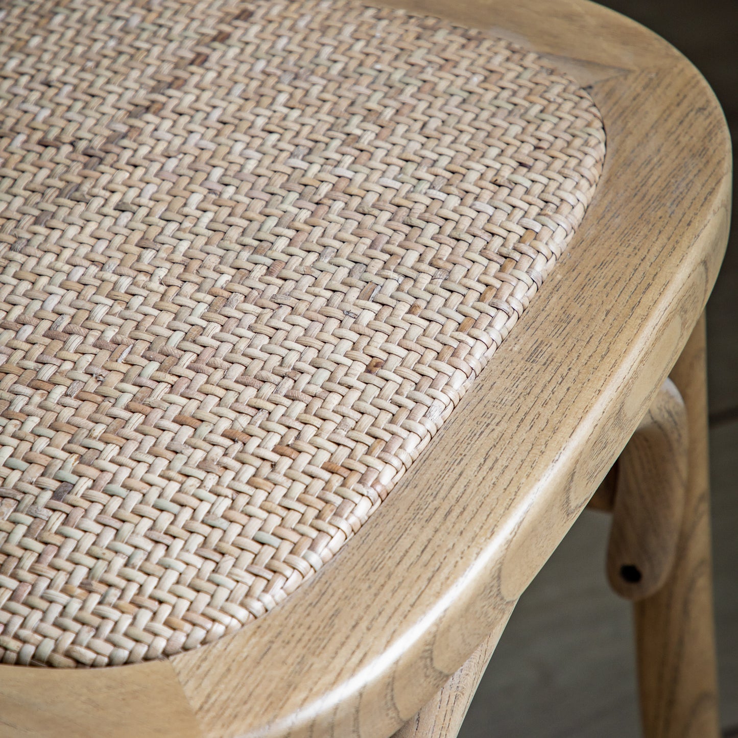 Cafe Chair Rattan (2pk) Natural