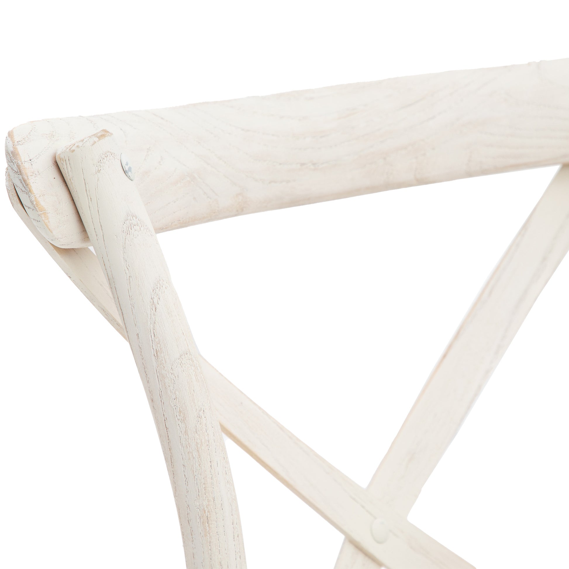 Cafe Chair Rattan (2pk) White