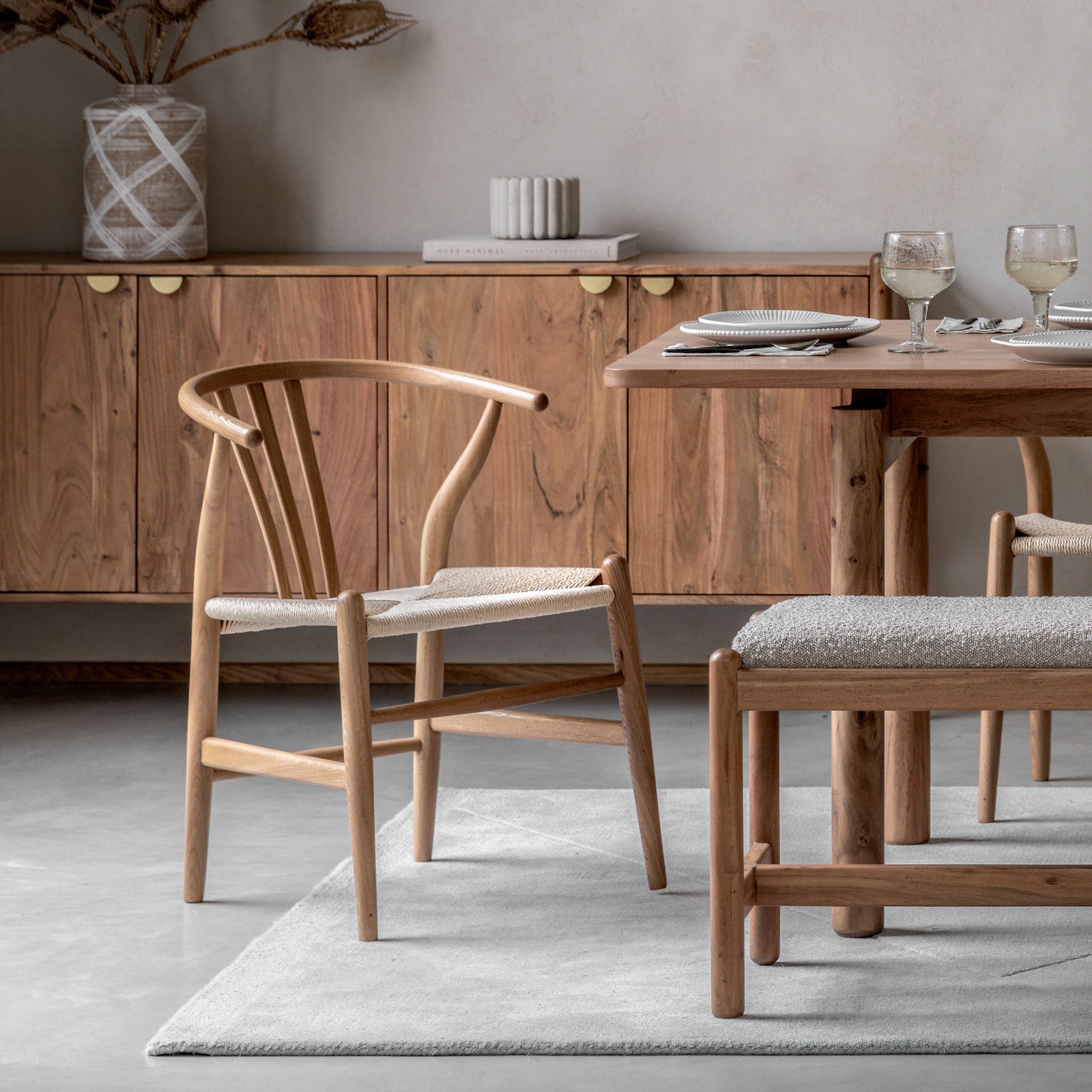 Whitney Chair (2pk) Natural